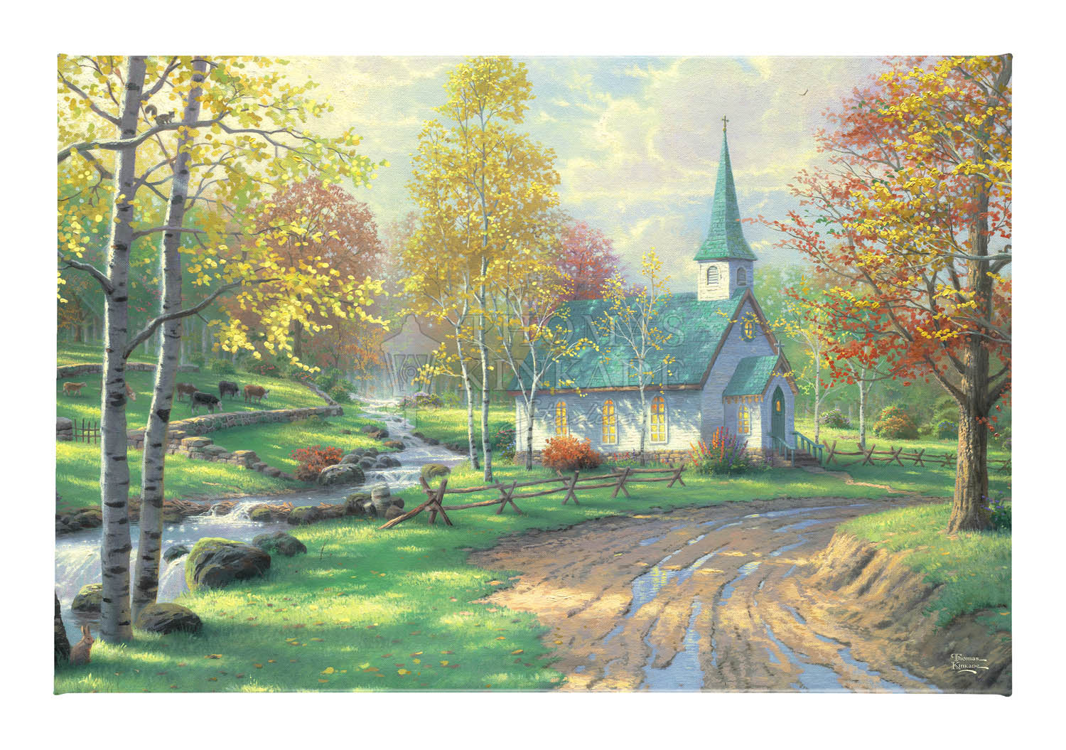 The Aspen Chapel - 24" x 36" Gallery Wrap Canvas