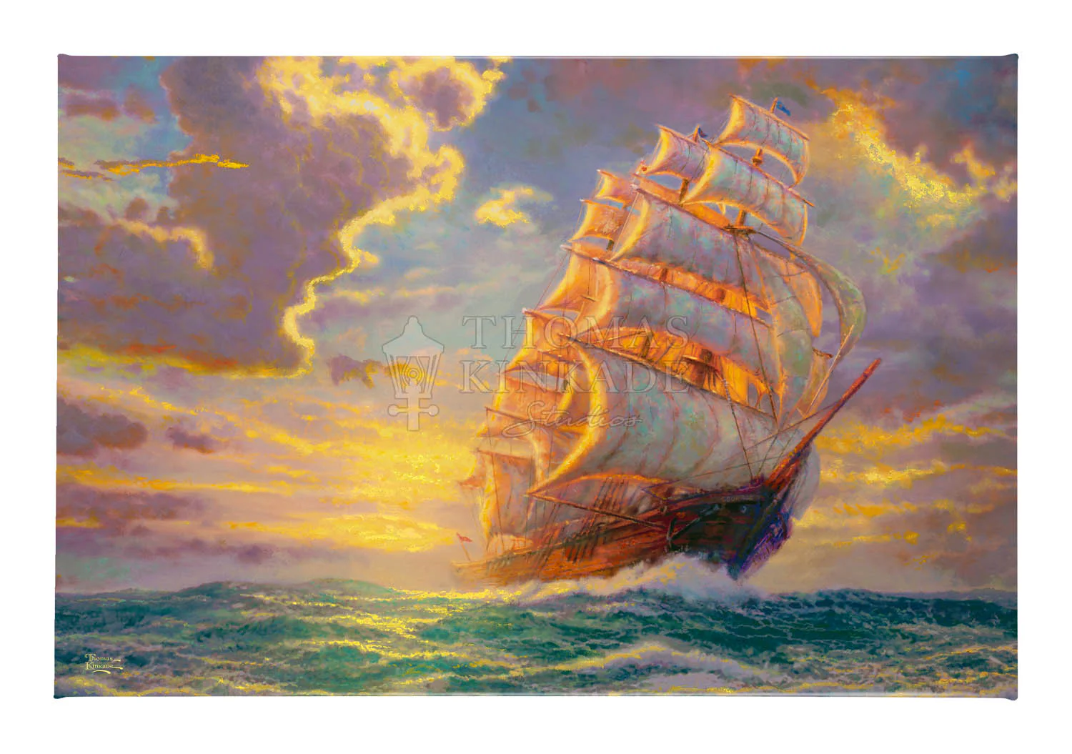 Courageous Voyage - 24" x 36" Gallery Wrapped Canvas