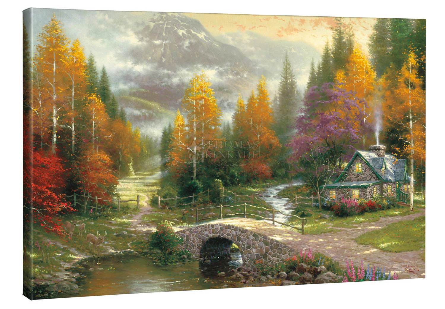 The Valley of Peace - 24" x 36" Gallery Wrapped Canvas - Image 2