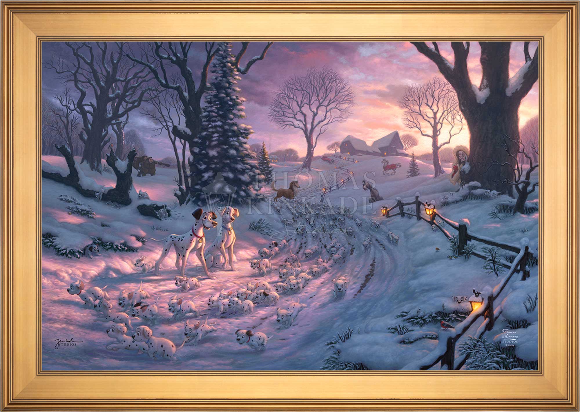 Disney 101 Dalmatians on the Run - Limited Edition Canvas - Image 19