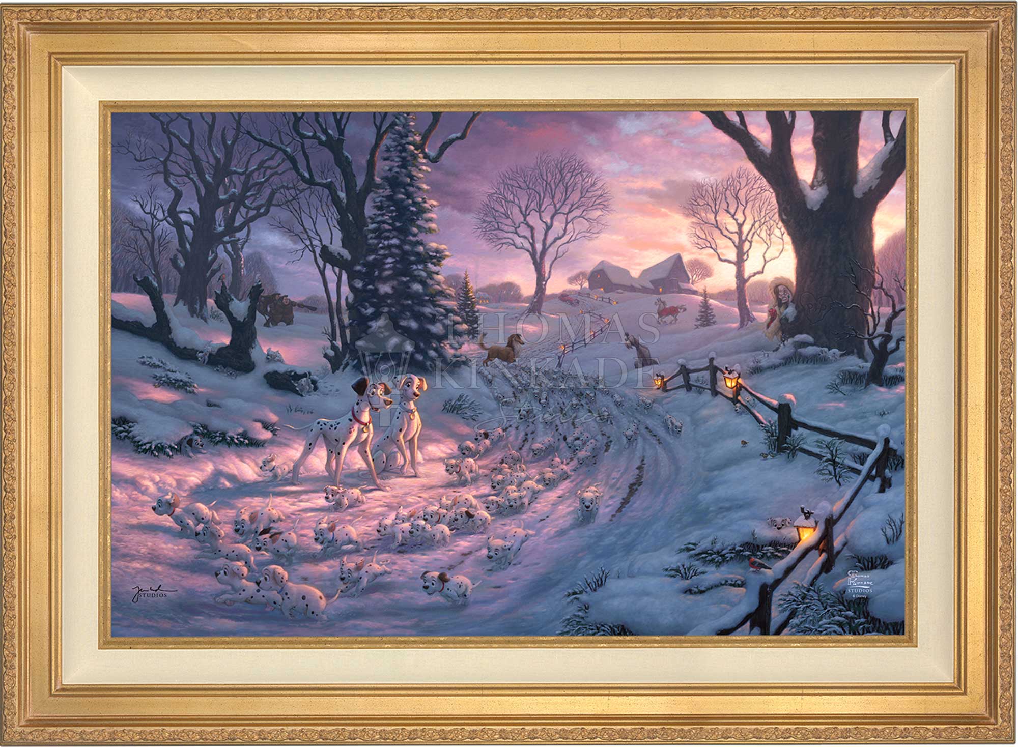 Disney 101 Dalmatians on the Run - Limited Edition Canvas - Image 2