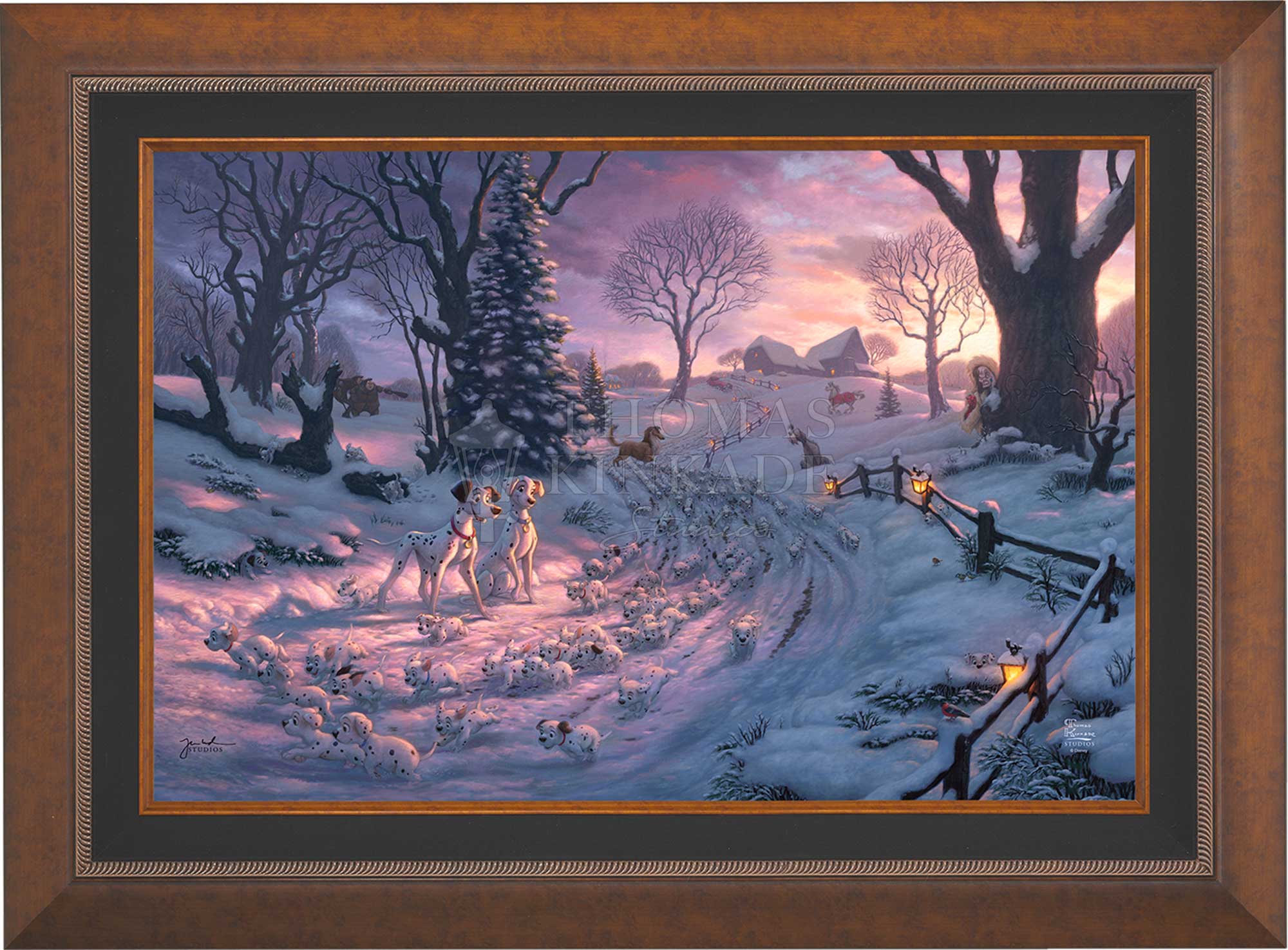 Disney 101 Dalmatians on the Run - Limited Edition Canvas - Image 3