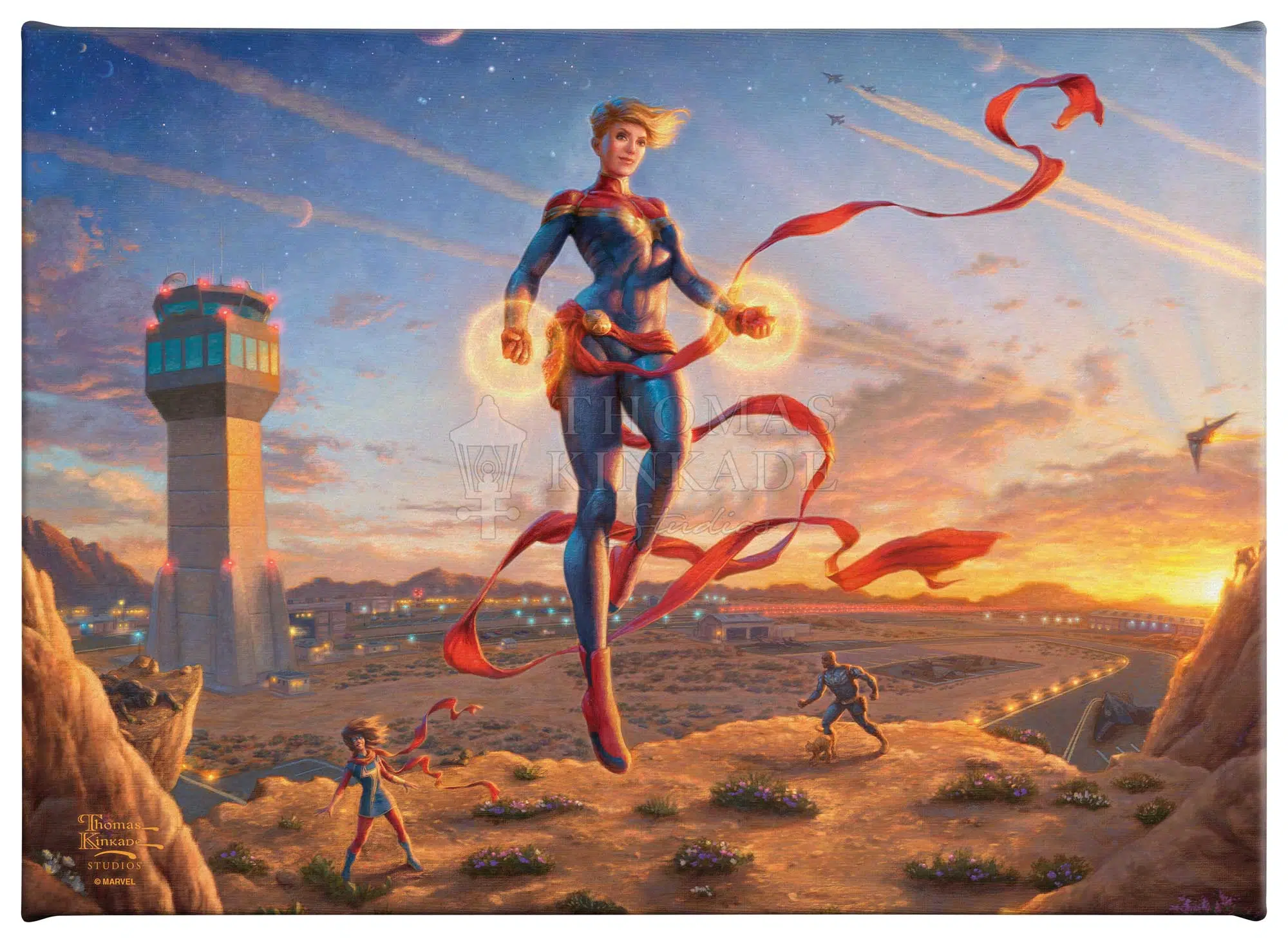 Captain Marvel - Dawn of a New Day - 10" x 14" Gallery Wrapped Canvas