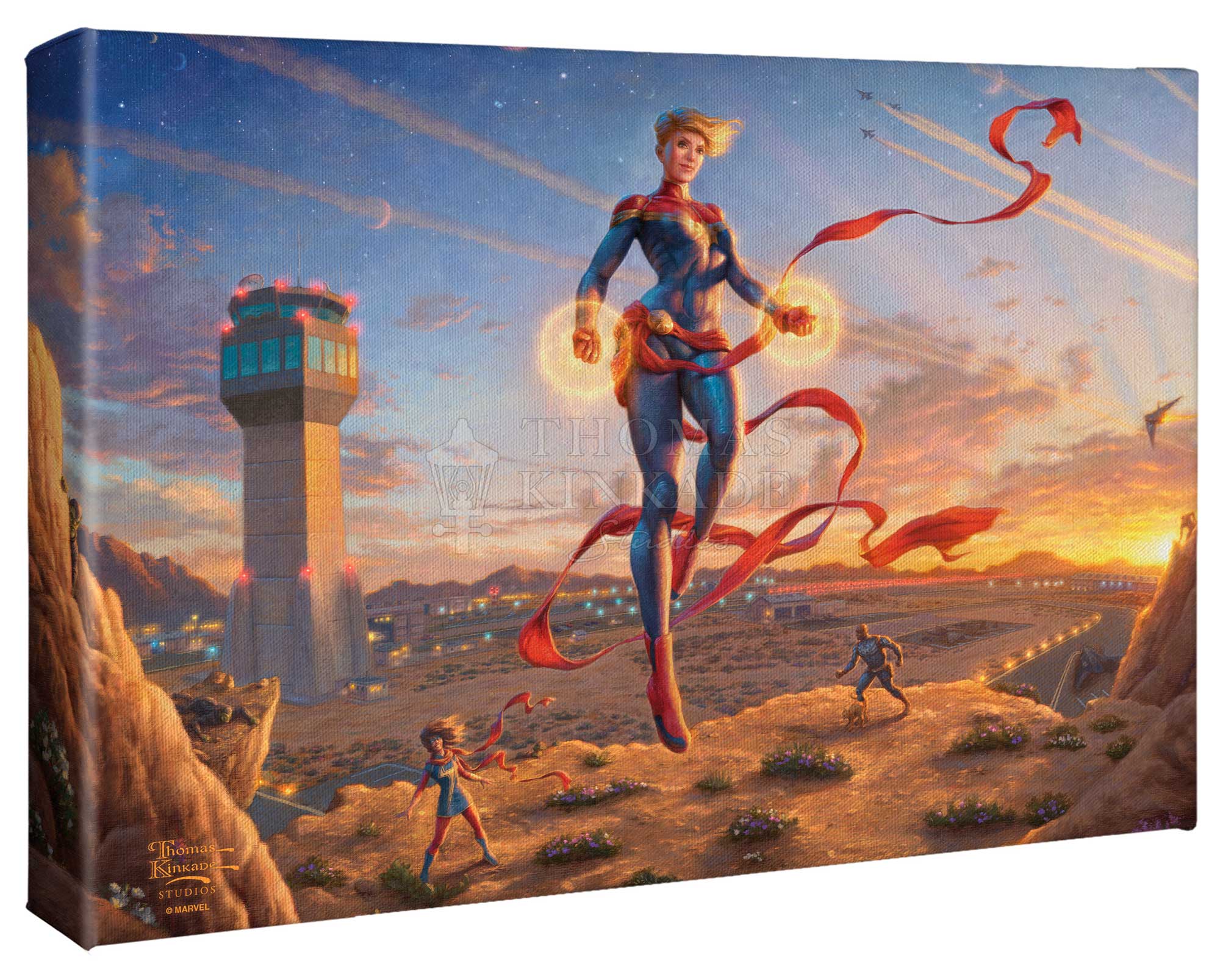 Captain Marvel - Dawn of a New Day - 10" x 14" Gallery Wrapped Canvas - Image 2