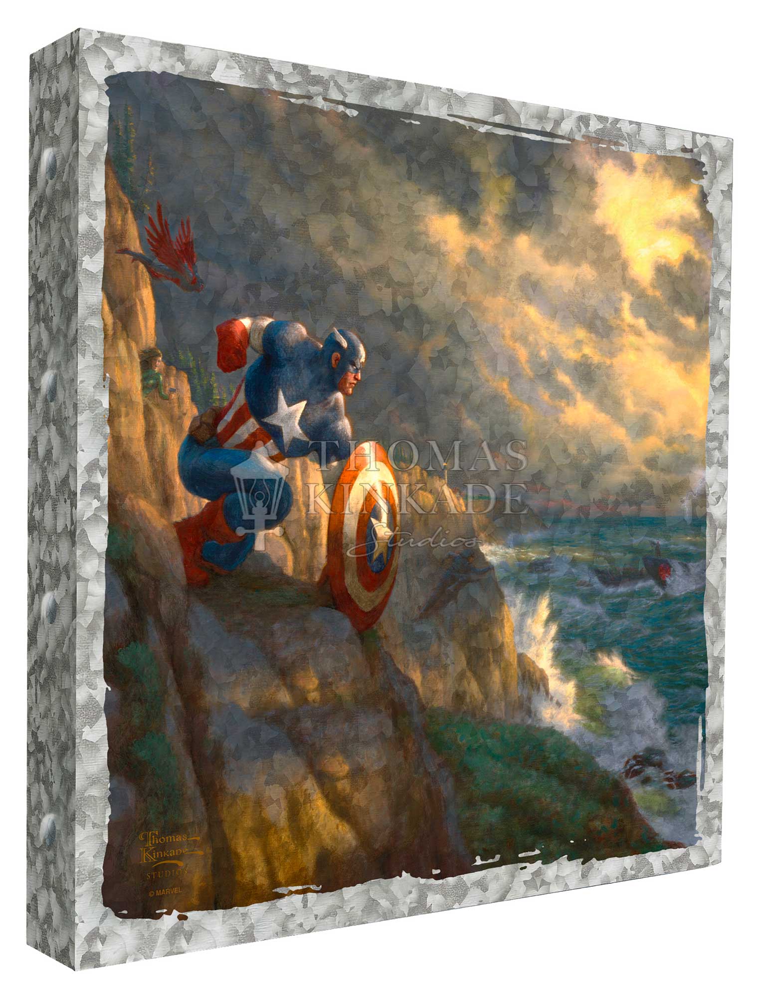 Captain America - Sentinel of Liberty - 14" x 14" Metal Box Art - Image 2