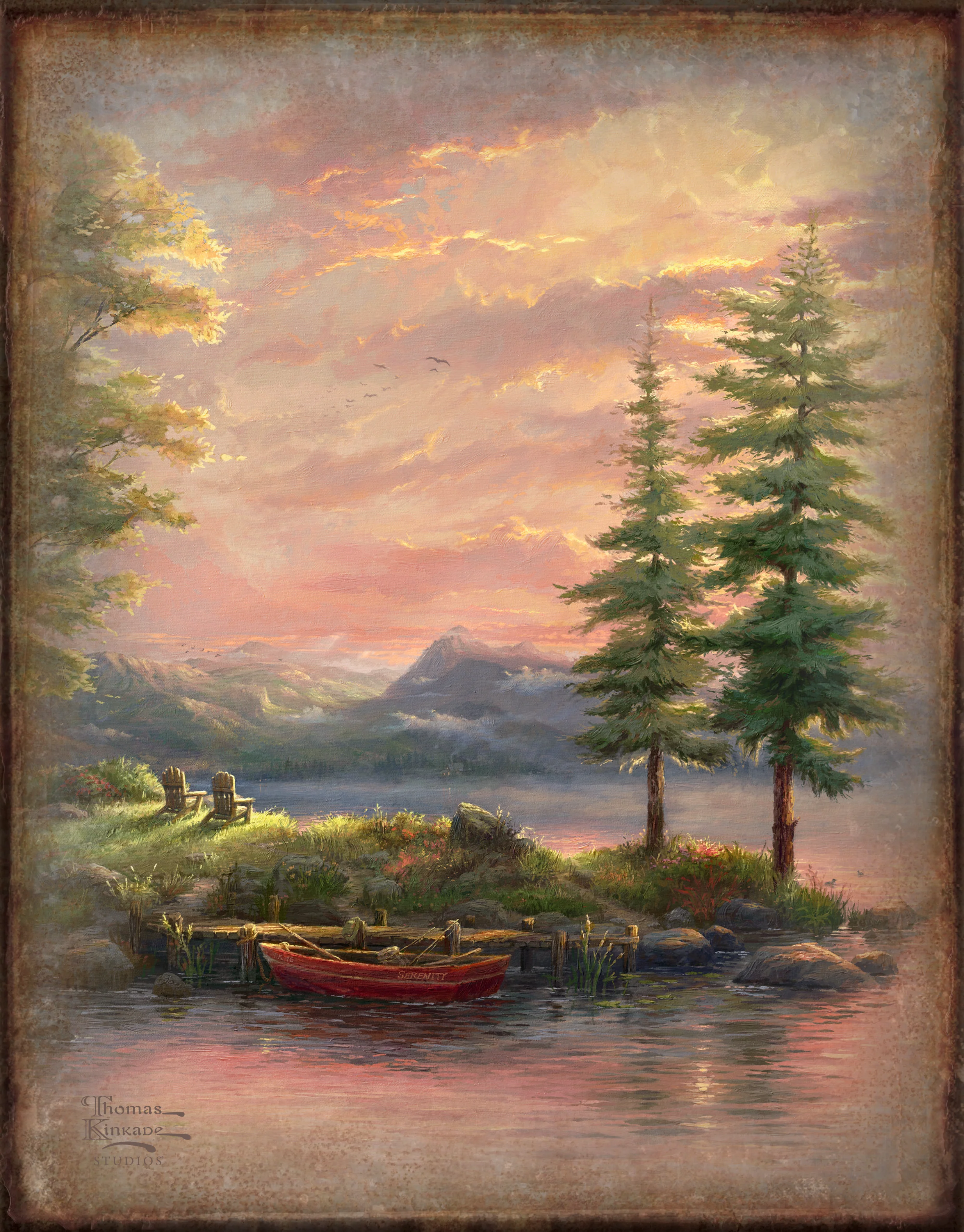 Morning Light Lake - 12.5" x 16" Framed Metal Print - Image 2