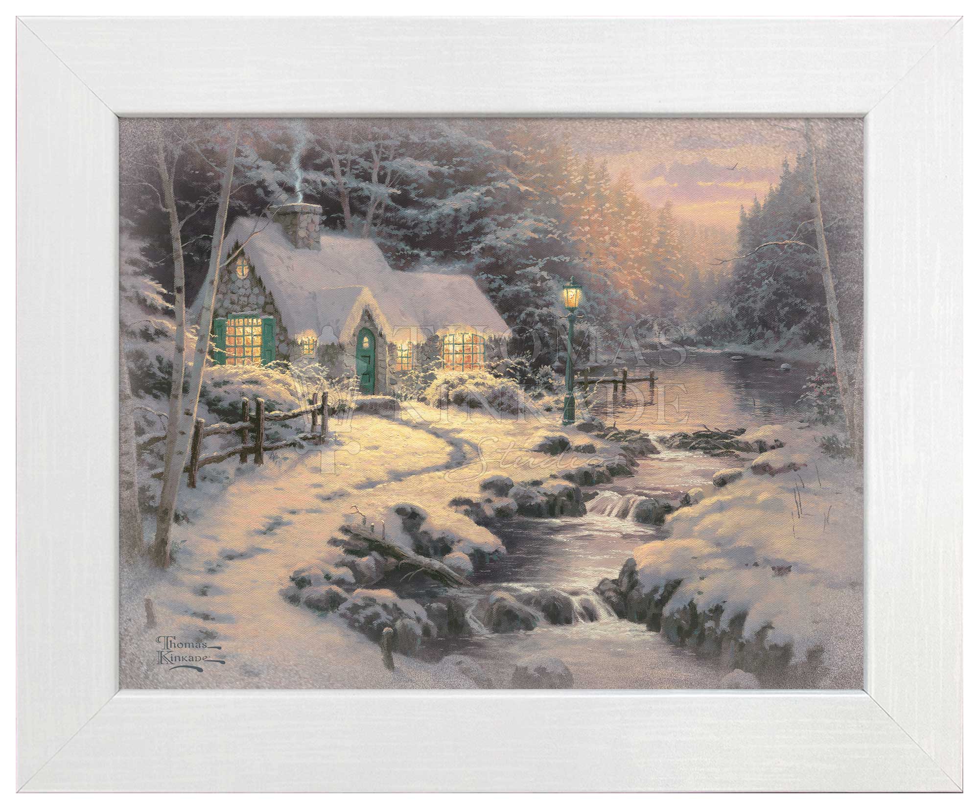 Evening Glow - 12.5" x 16" Framed Metal Print