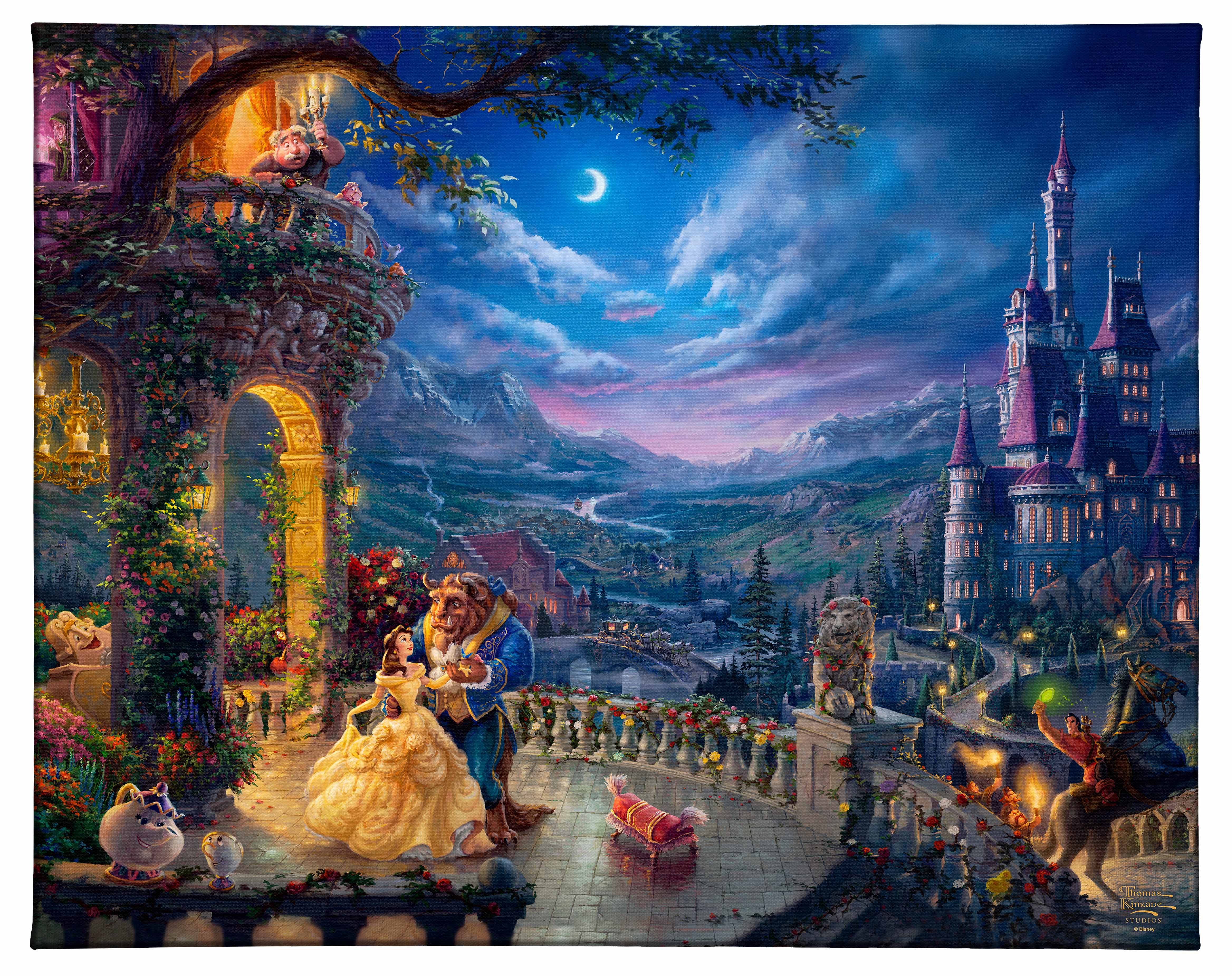 Disney Princess 5-in-1- Gallery Wrapped Canvas Set - Image 2