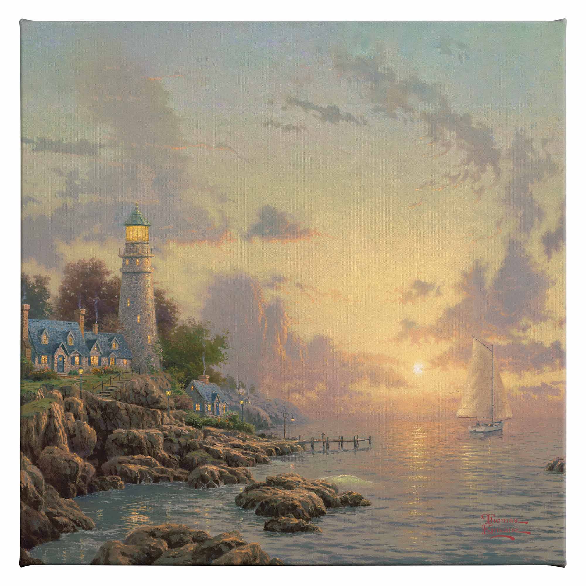 The Sea of Tranquility - 14" x 14" Gallery Wrapped Canvas