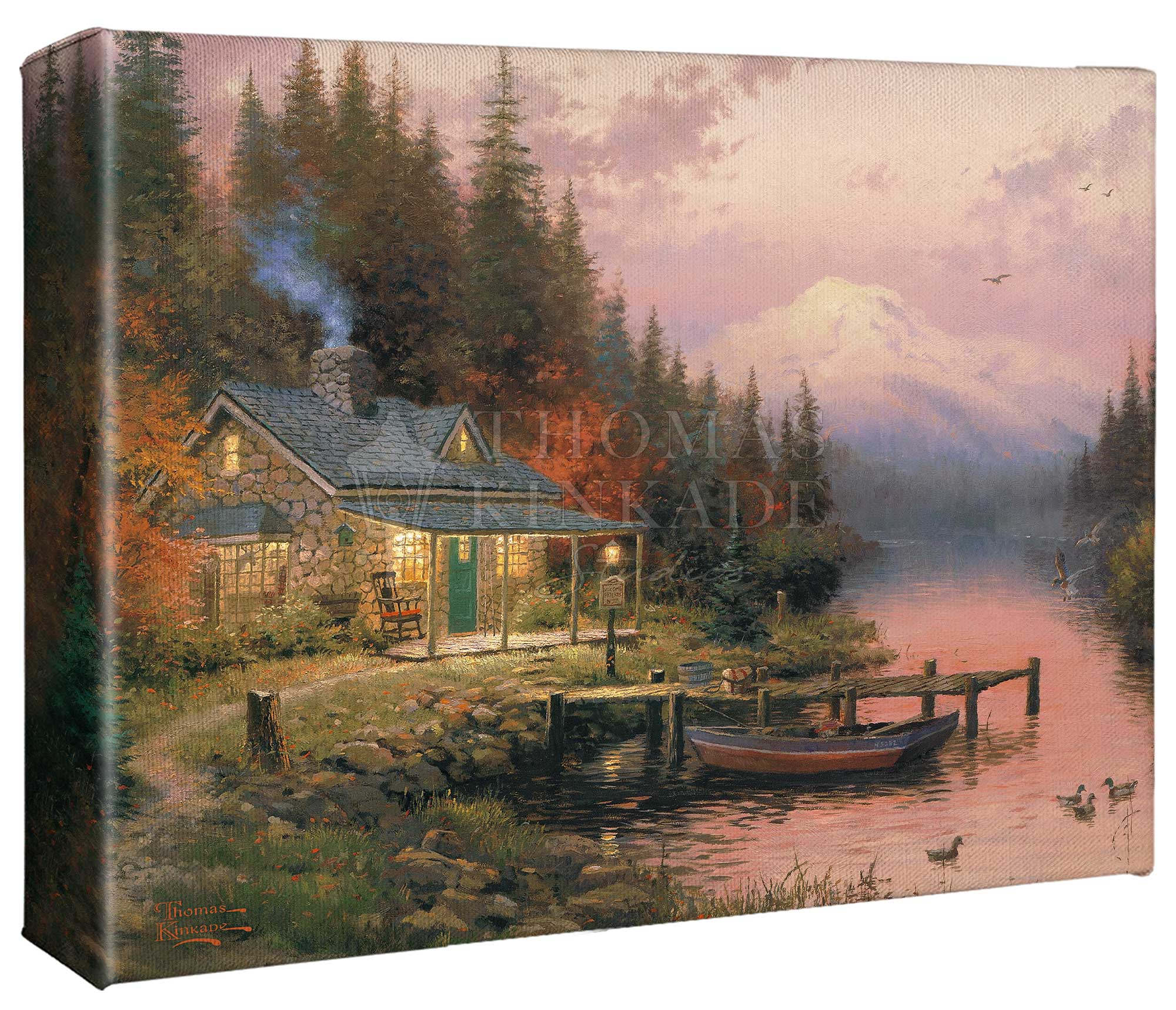 The End of a Perfect Day - 8" x 10" Gallery Wrapped Canvas