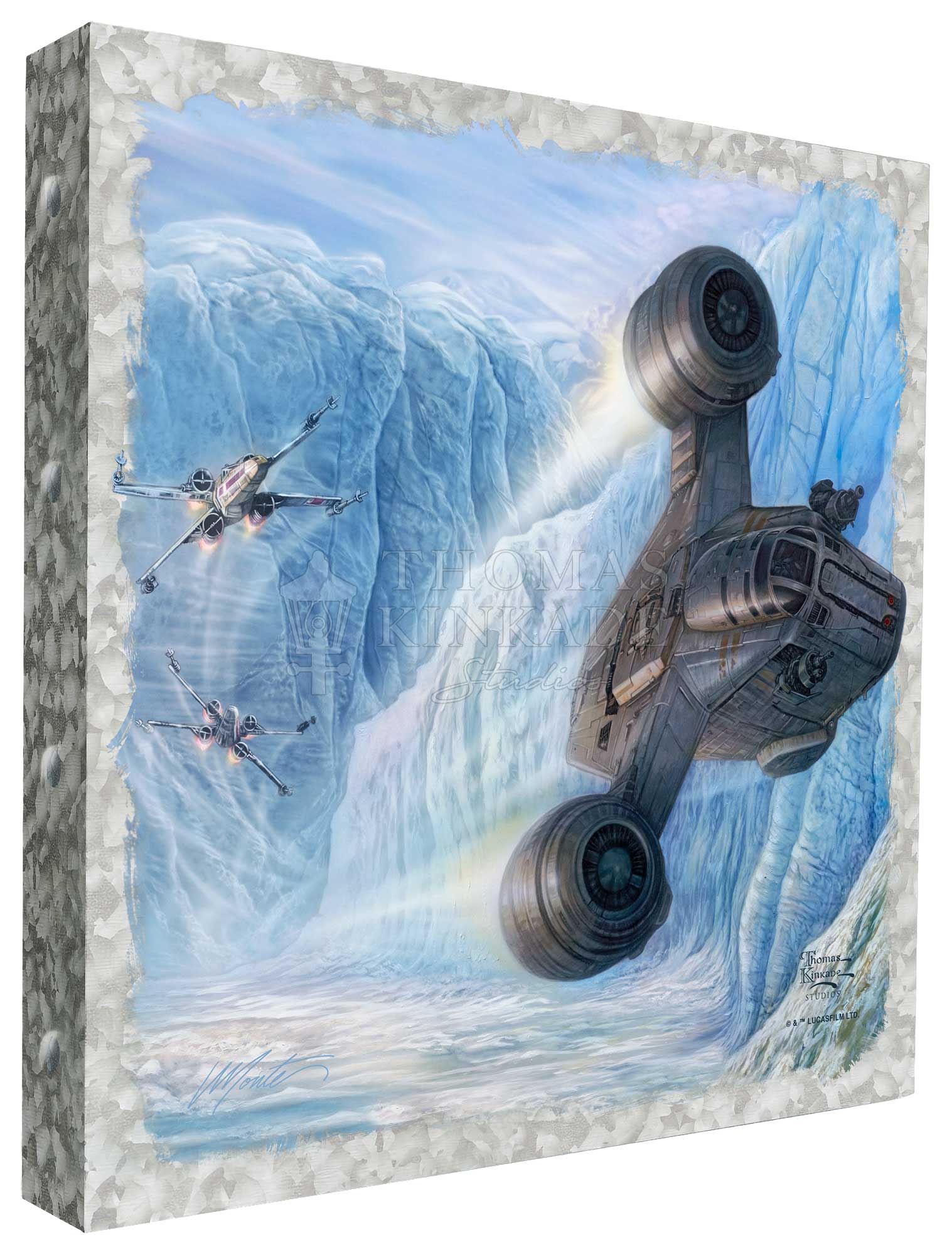 The Mandalorian™ - Cold Pursuit - 14" x 14" Metal Box Art - Image 2