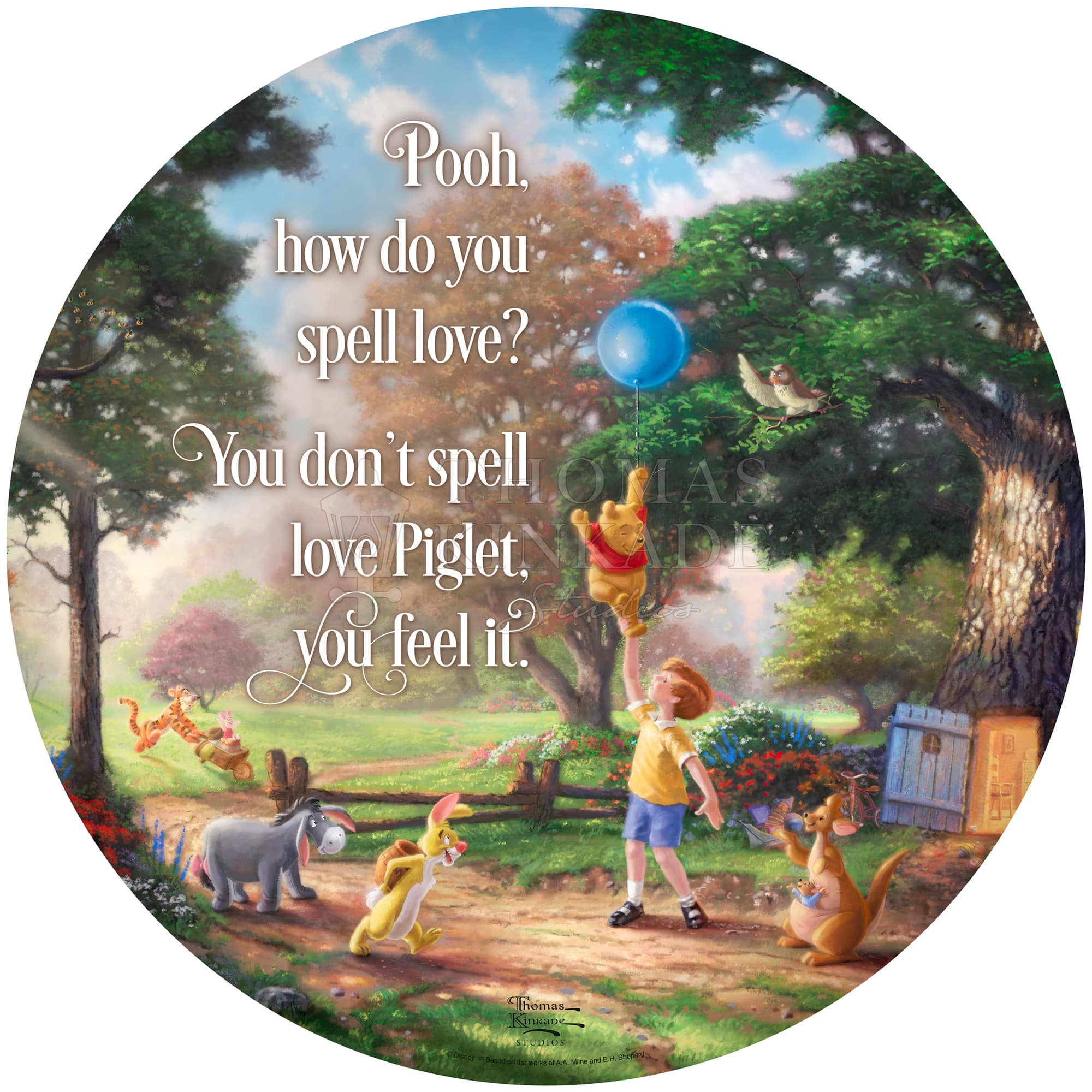Disney Winnie the Pooh II - 21" Wood Sign