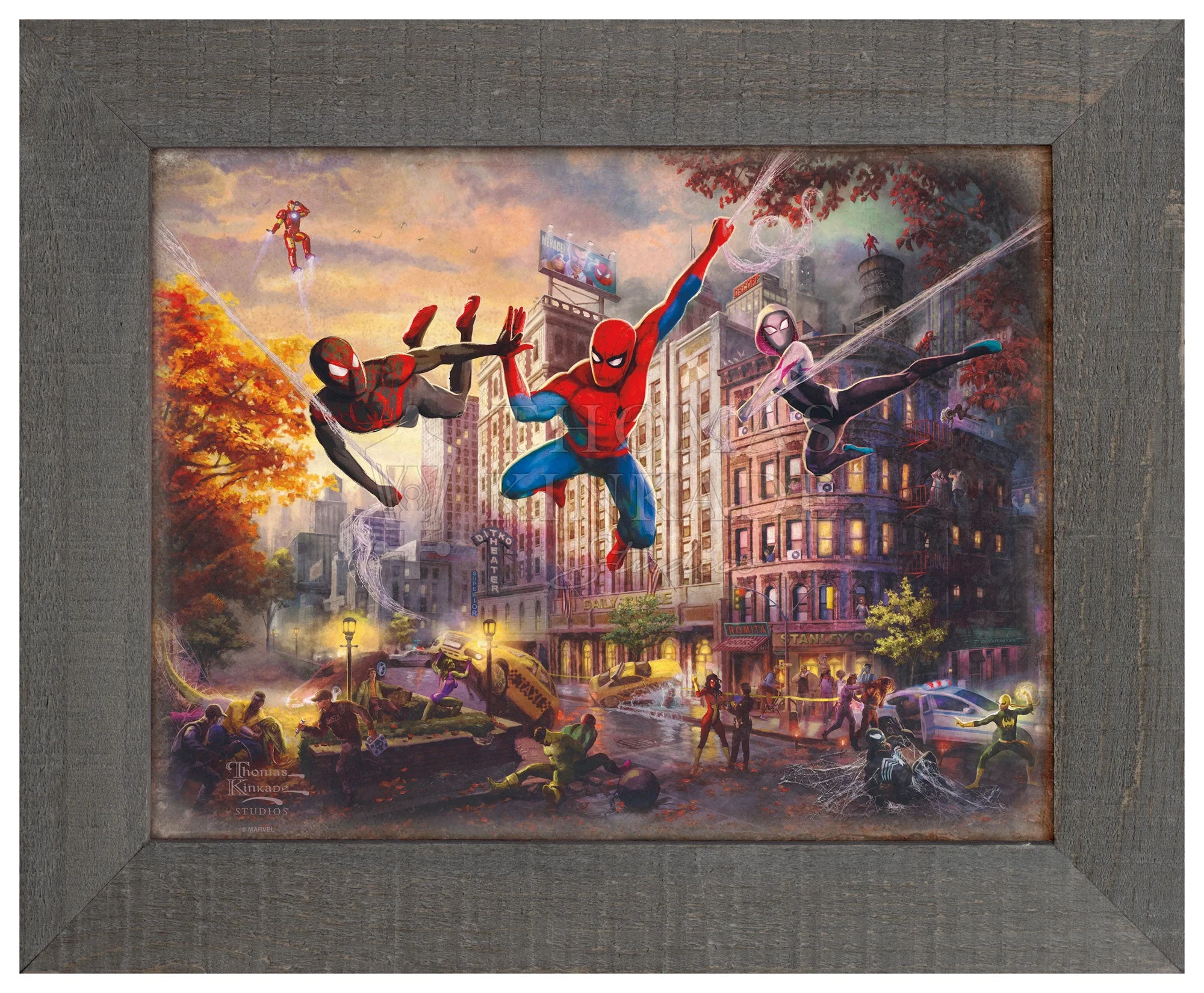 Spider-Man and Friends: The Ultimate Alliance - 12.5" x 16" Framed Metal Print