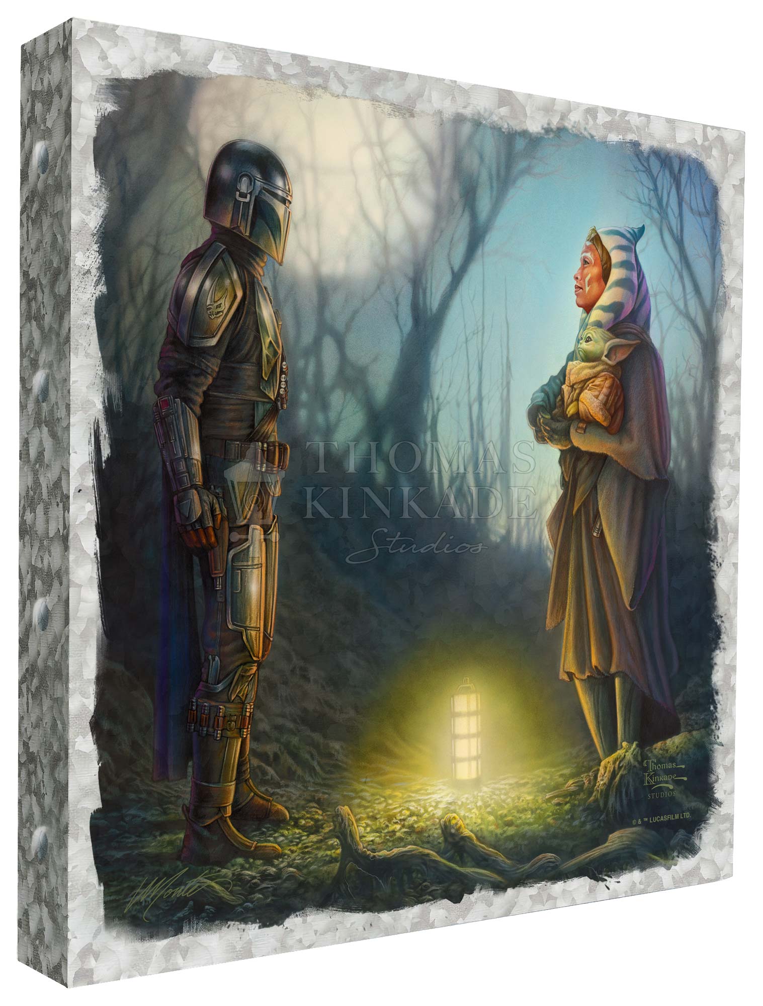 The Mandalorian™ - Connection - 14" x 14" Metal Box Art - Image 2