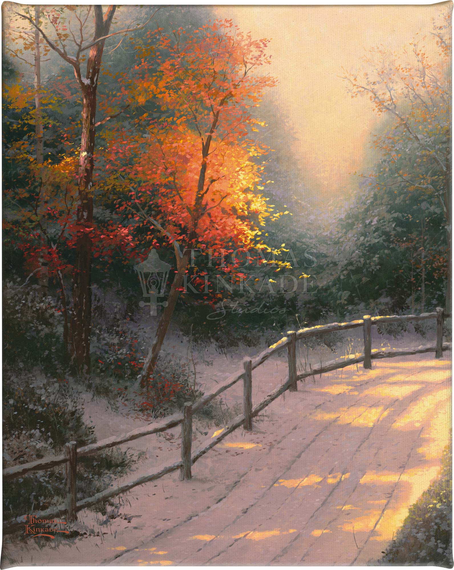 First Snow - 8" x 10" Gallery Wrapped Canvas