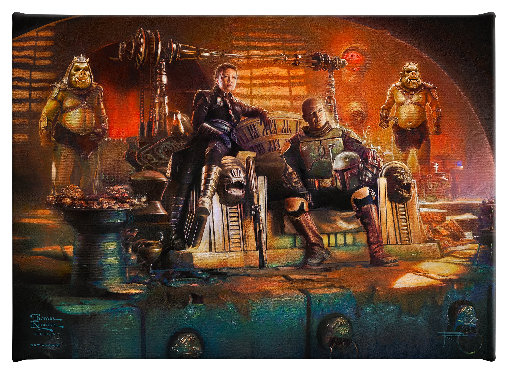 The Book of Boba Fett™ - A New Beginning - 10" x 14" Gallery Wrapped Canvas