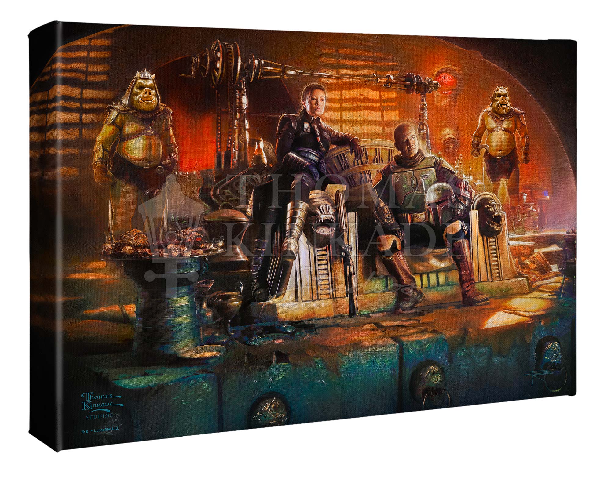 The Book of Boba Fett™ - A New Beginning - 10" x 14" Gallery Wrapped Canvas - Image 2