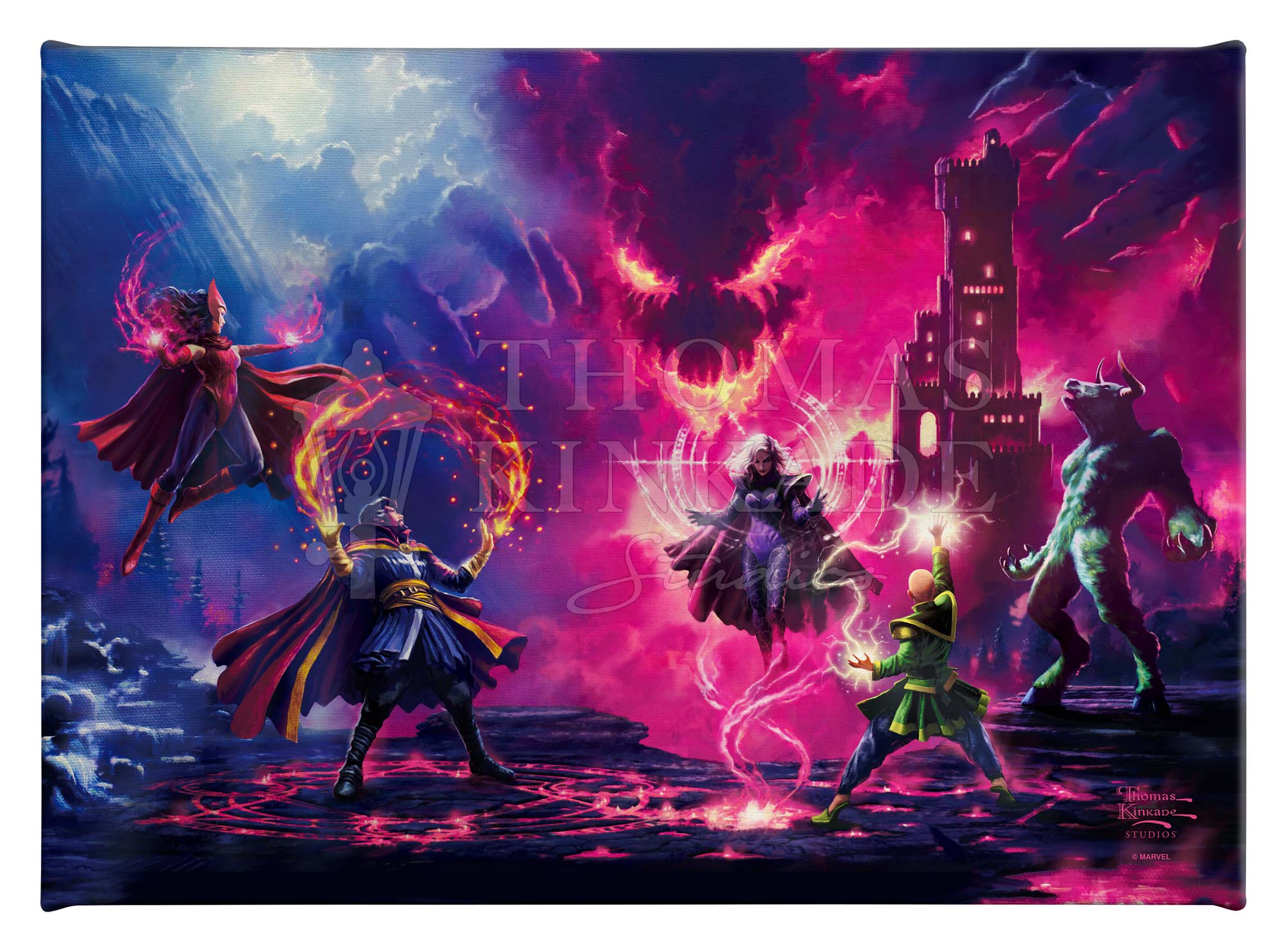Doctor Strange vs. The Dark Despot - 10" x 14" Gallery Wrapped Canvas