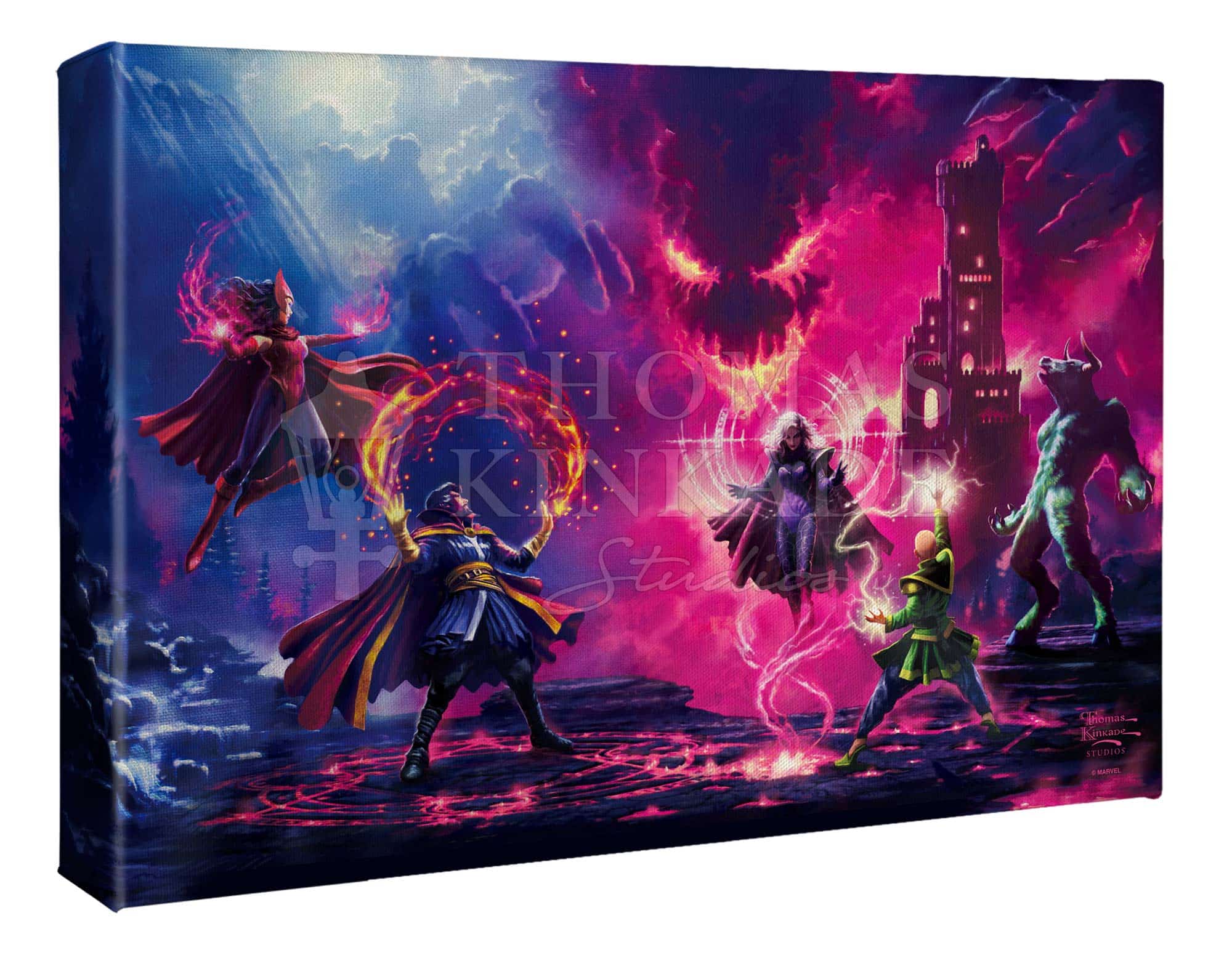 Doctor Strange vs. The Dark Despot - 10" x 14" Gallery Wrapped Canvas - Image 2