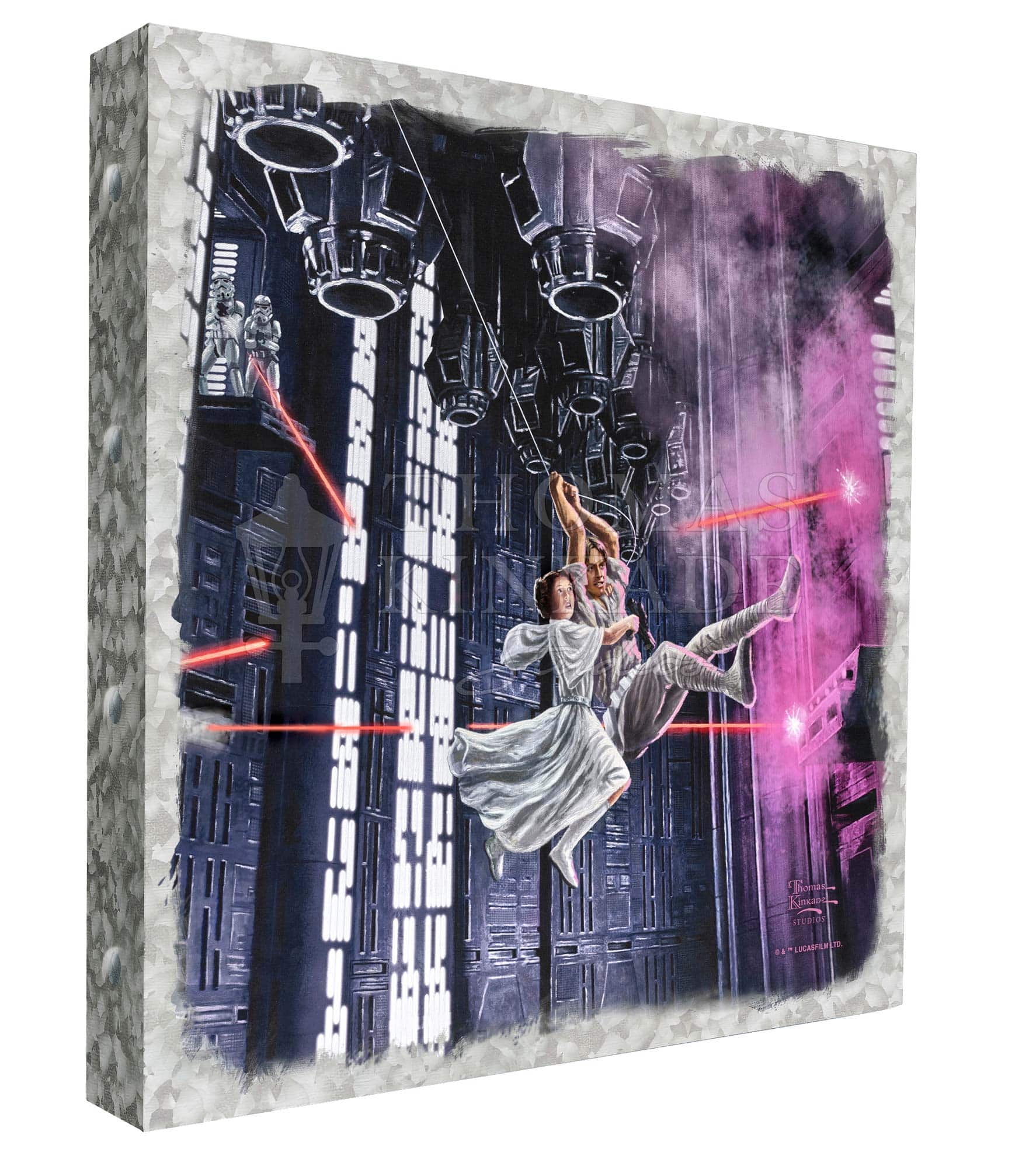 On the Run - 14" x 14" Metal Box Art - Image 2