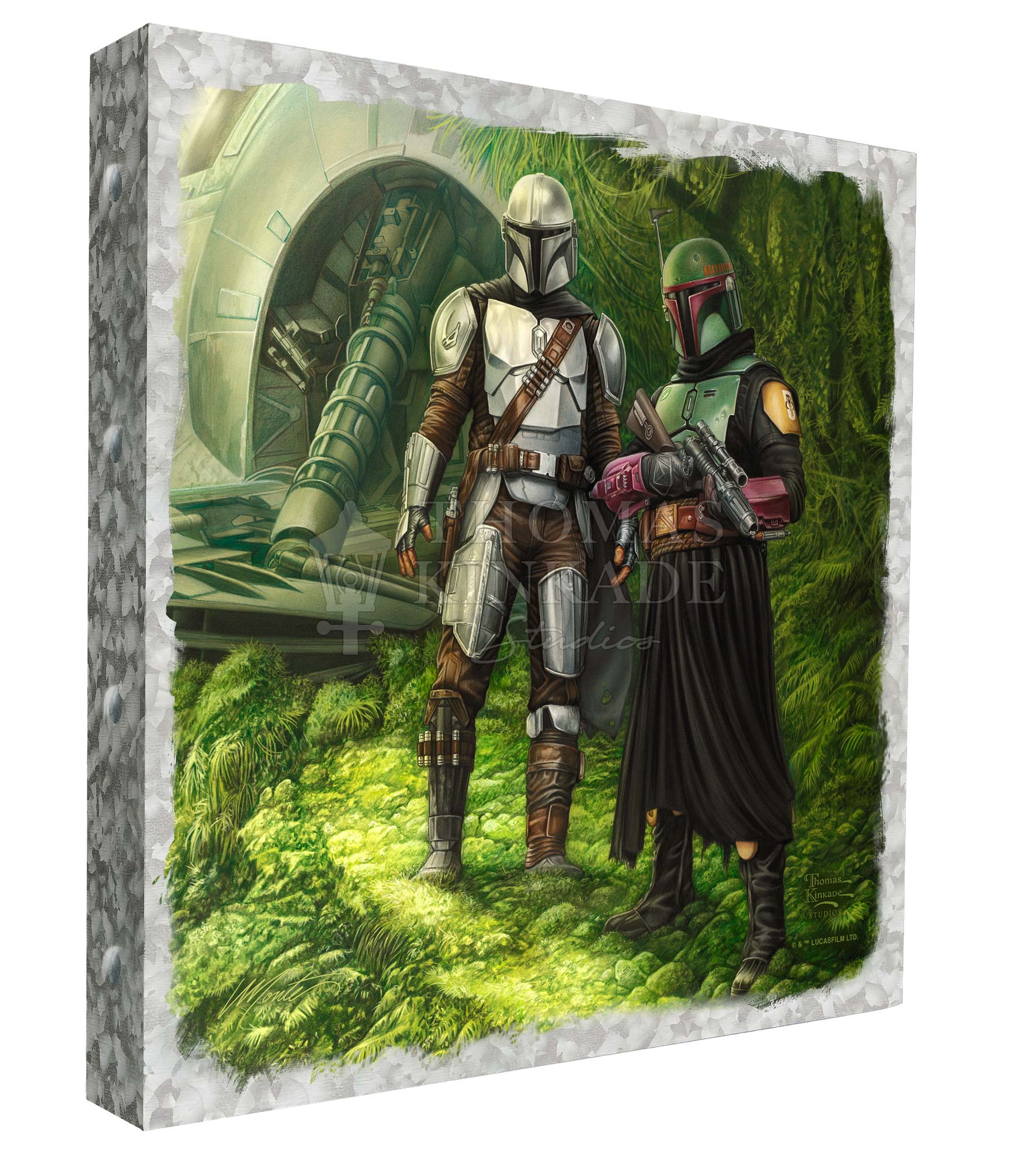The Mandalorian™ - Brothers in Arms - 14" x 14" Metal Box Art - Image 2