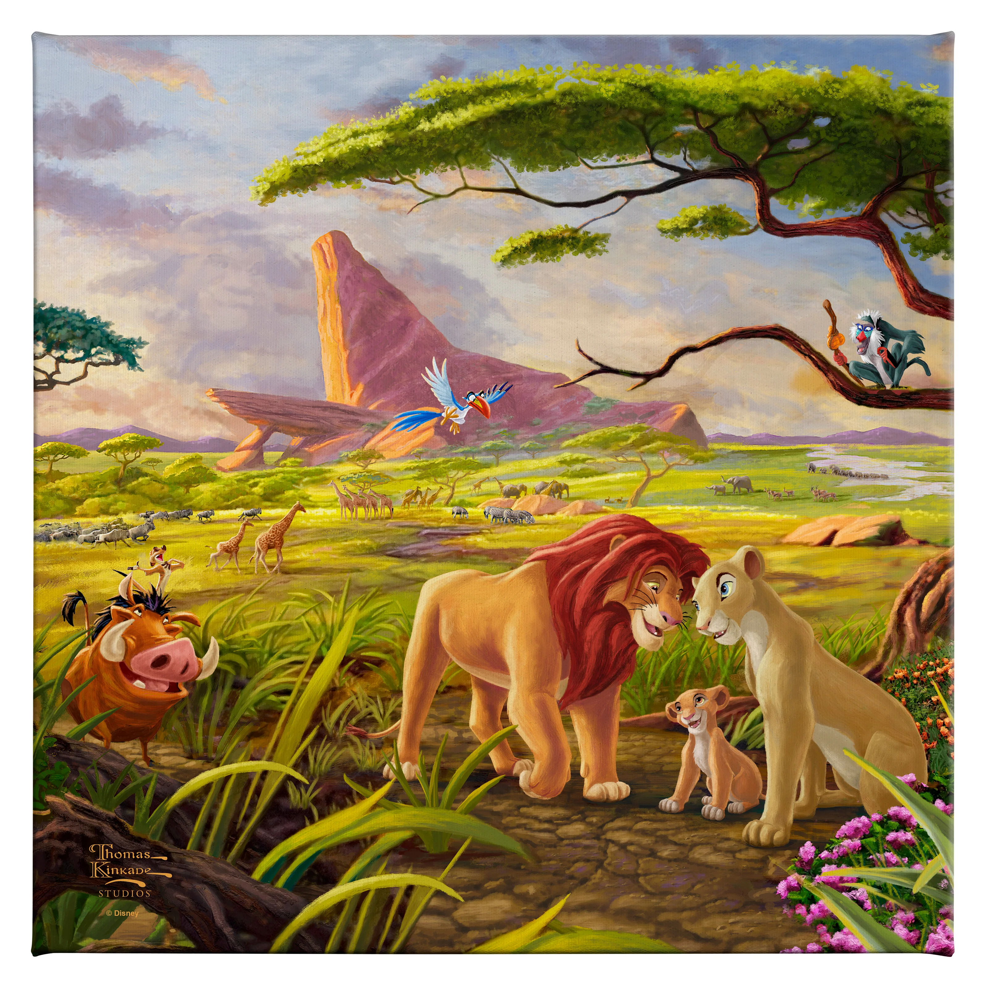 Disney The Lion King Remember Who You Are - 14" x 14" Gallery Wrapped Canvas