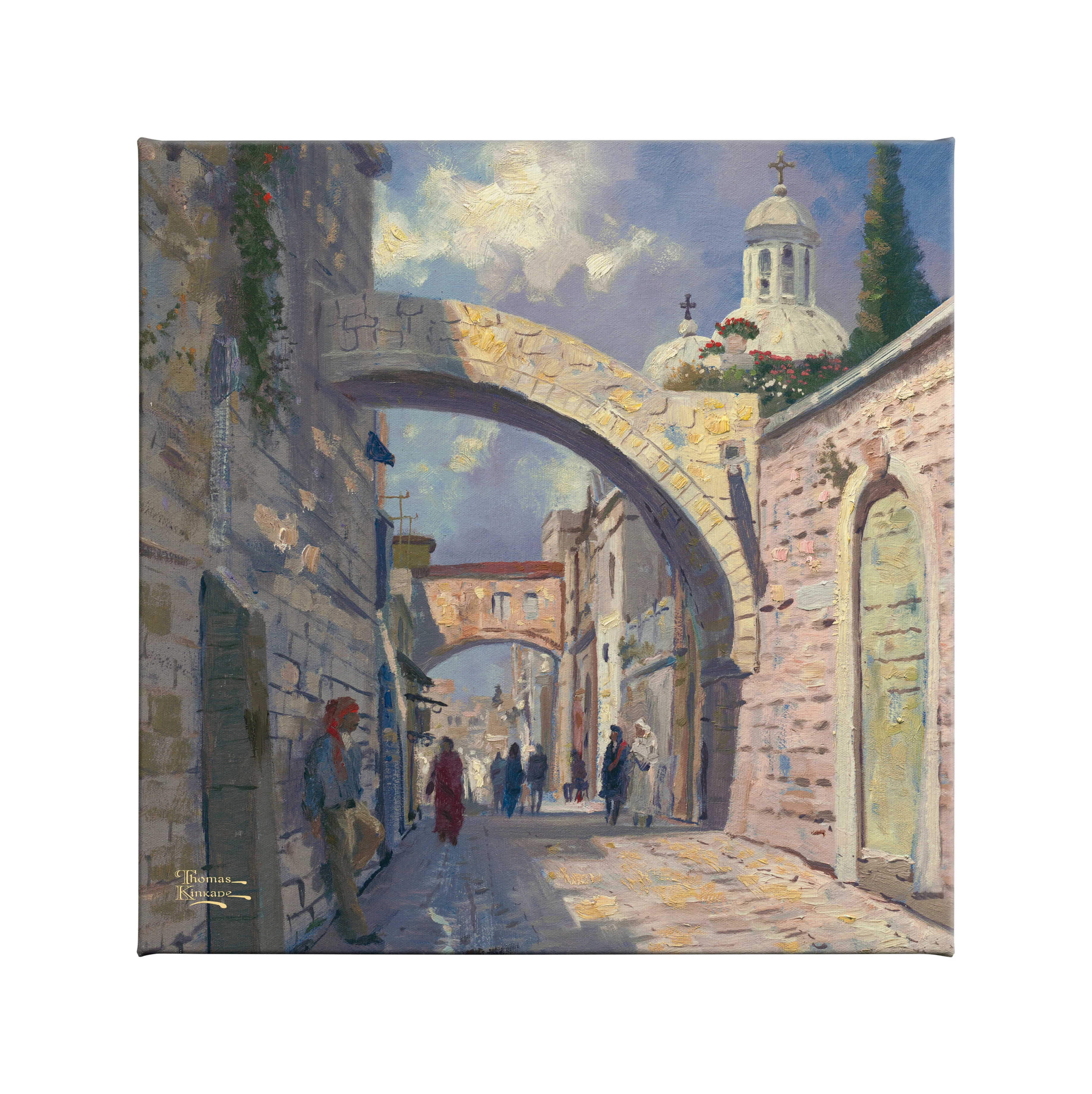 Via Dolorosa - 14" x 14" Gallery Wrapped Canvas