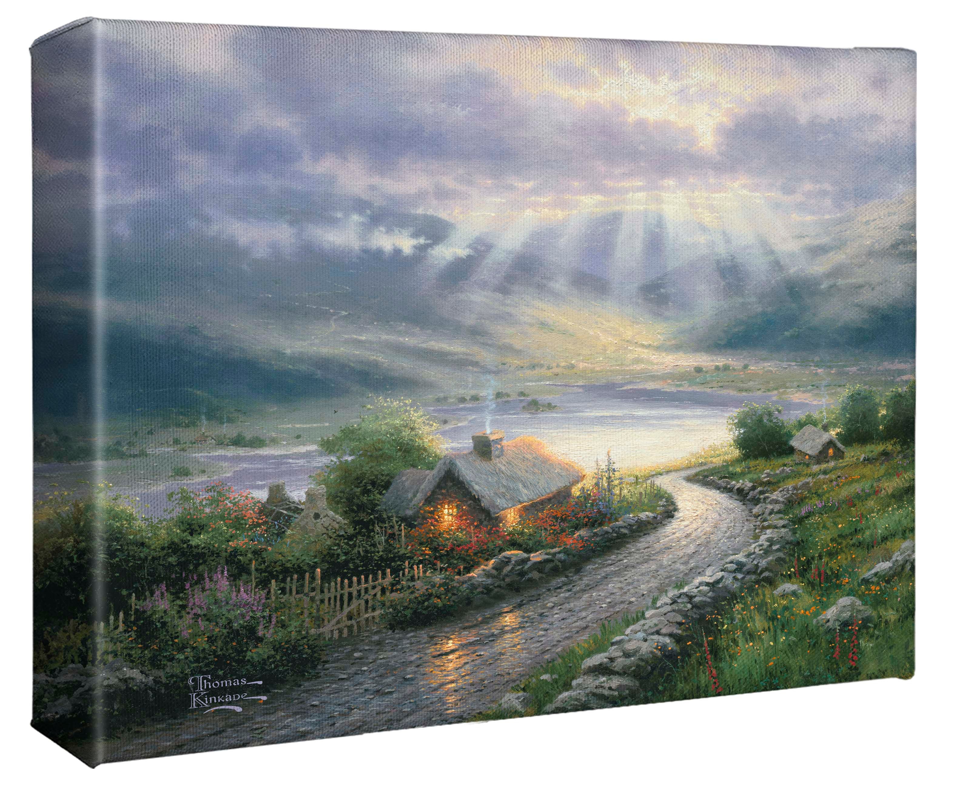 Emerald Isle Cottage - 8" x 10" Gallery Wrapped Canvas - Image 2