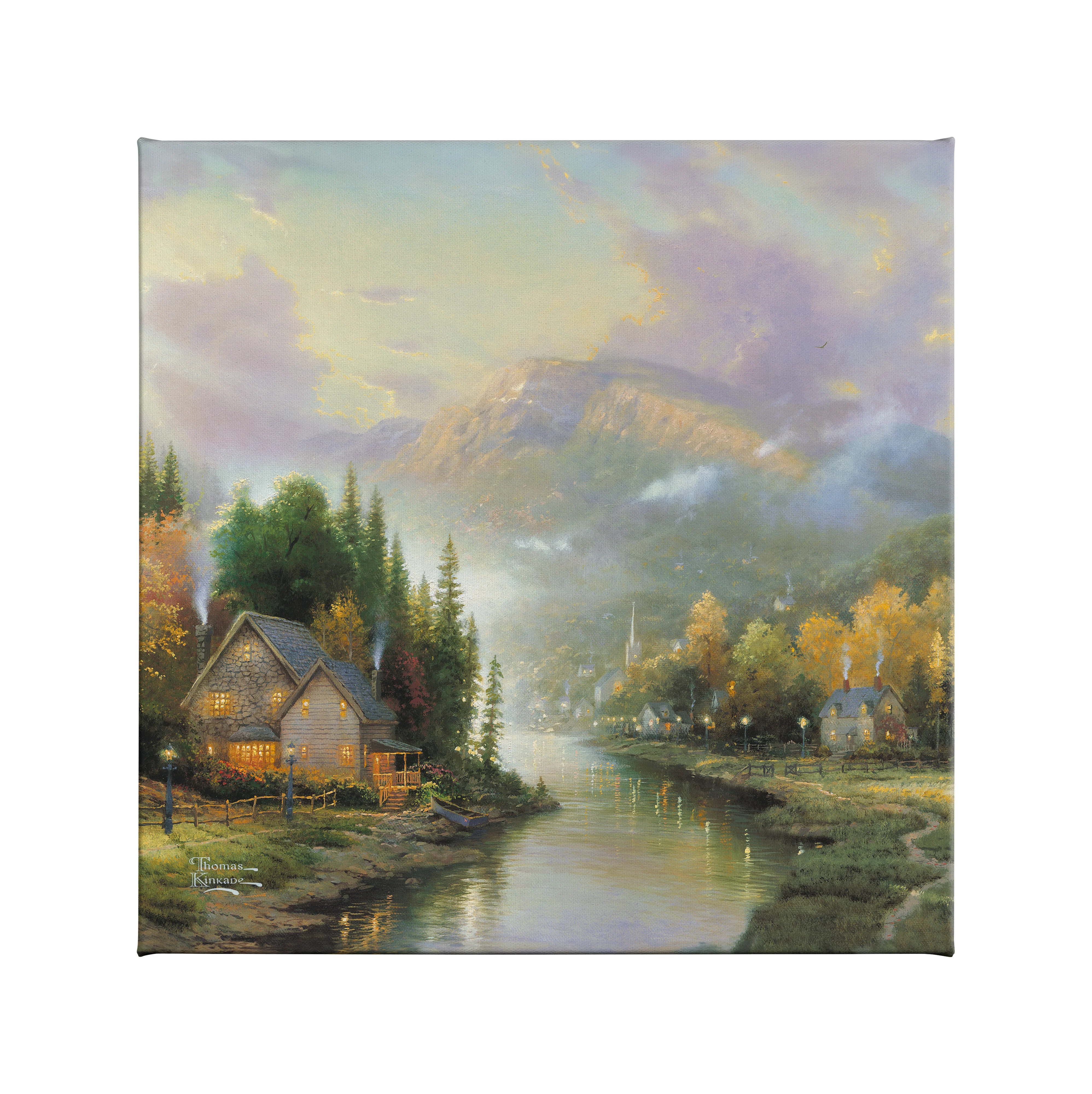 Simpler Times - 14" x 14" Gallery Wrapped Canvas