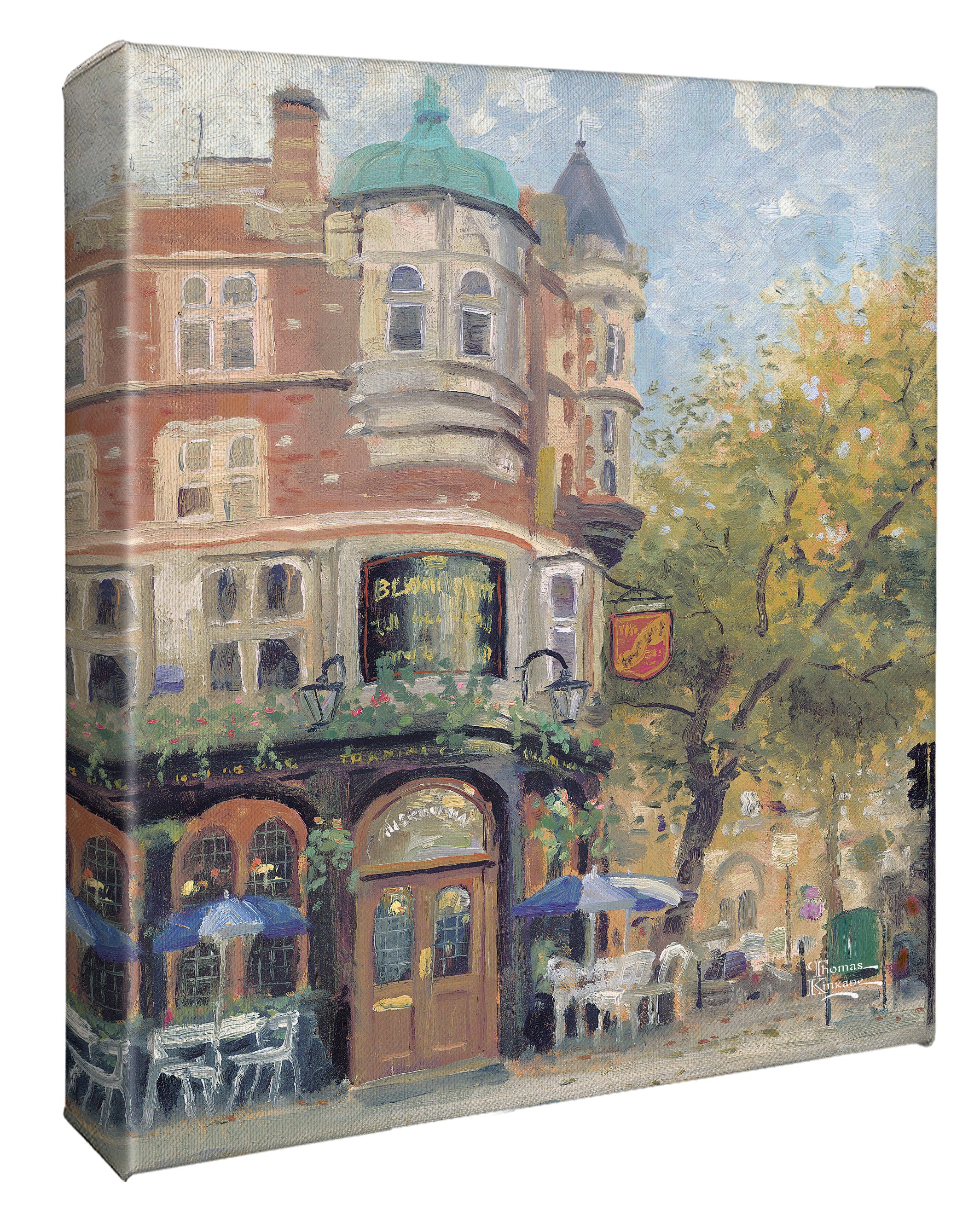 Bloomsbury Café - 8" x 10" Gallery Wrapped Canvas - Image 2