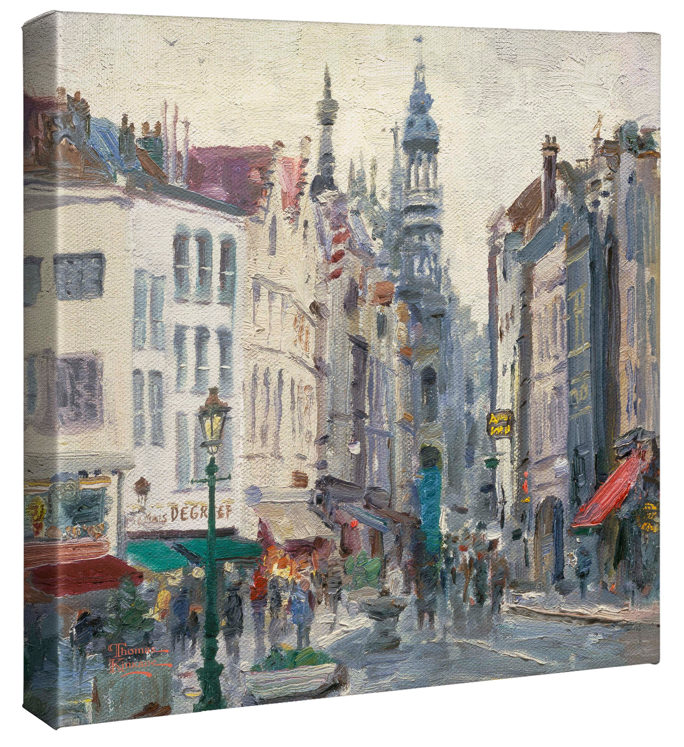 Brussels - 14" x 14" Gallery Wrapped Canvas - Image 2