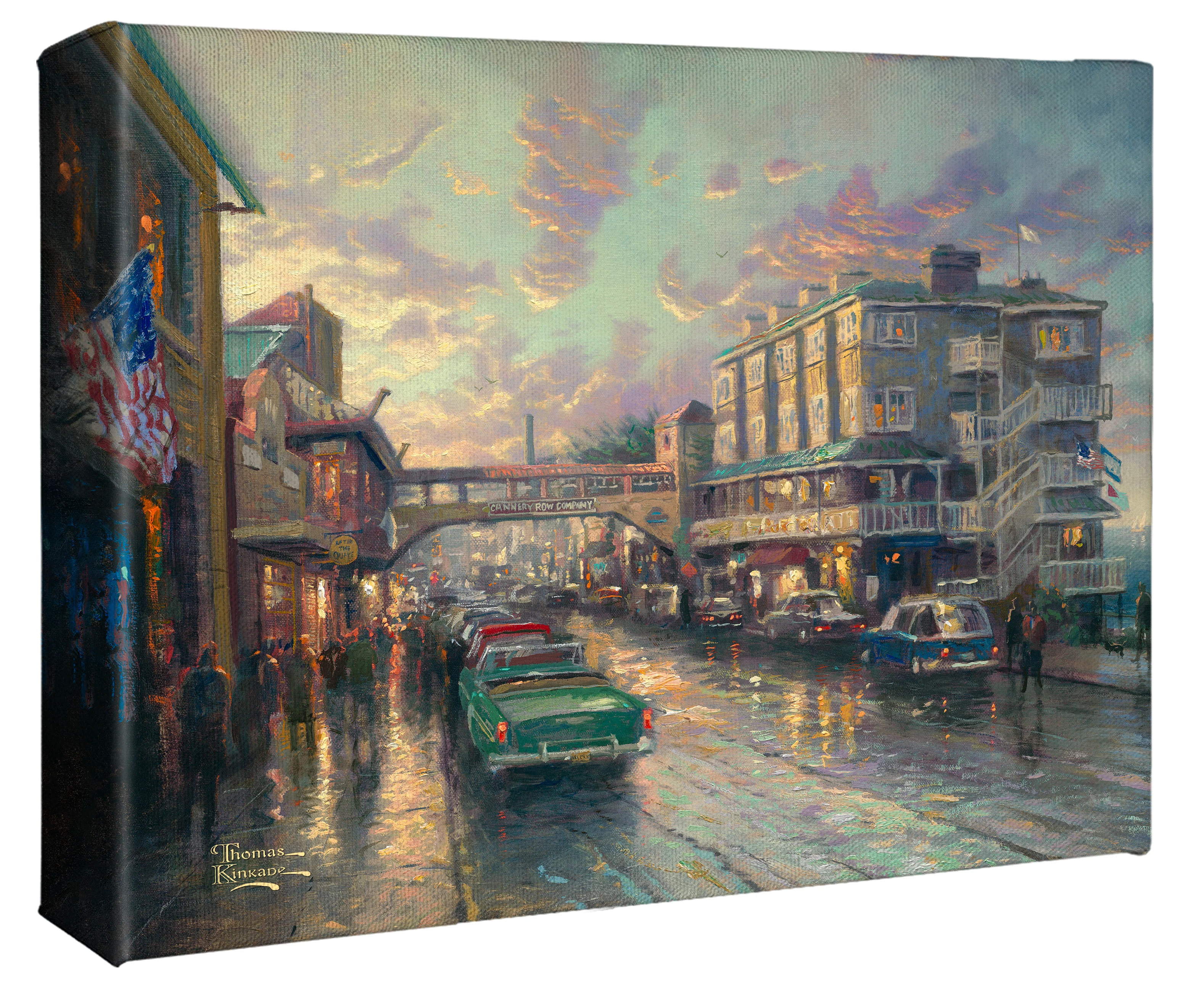 Cannery Row Sunset - 8" x 10" Gallery Wrapped Canvas - Image 2