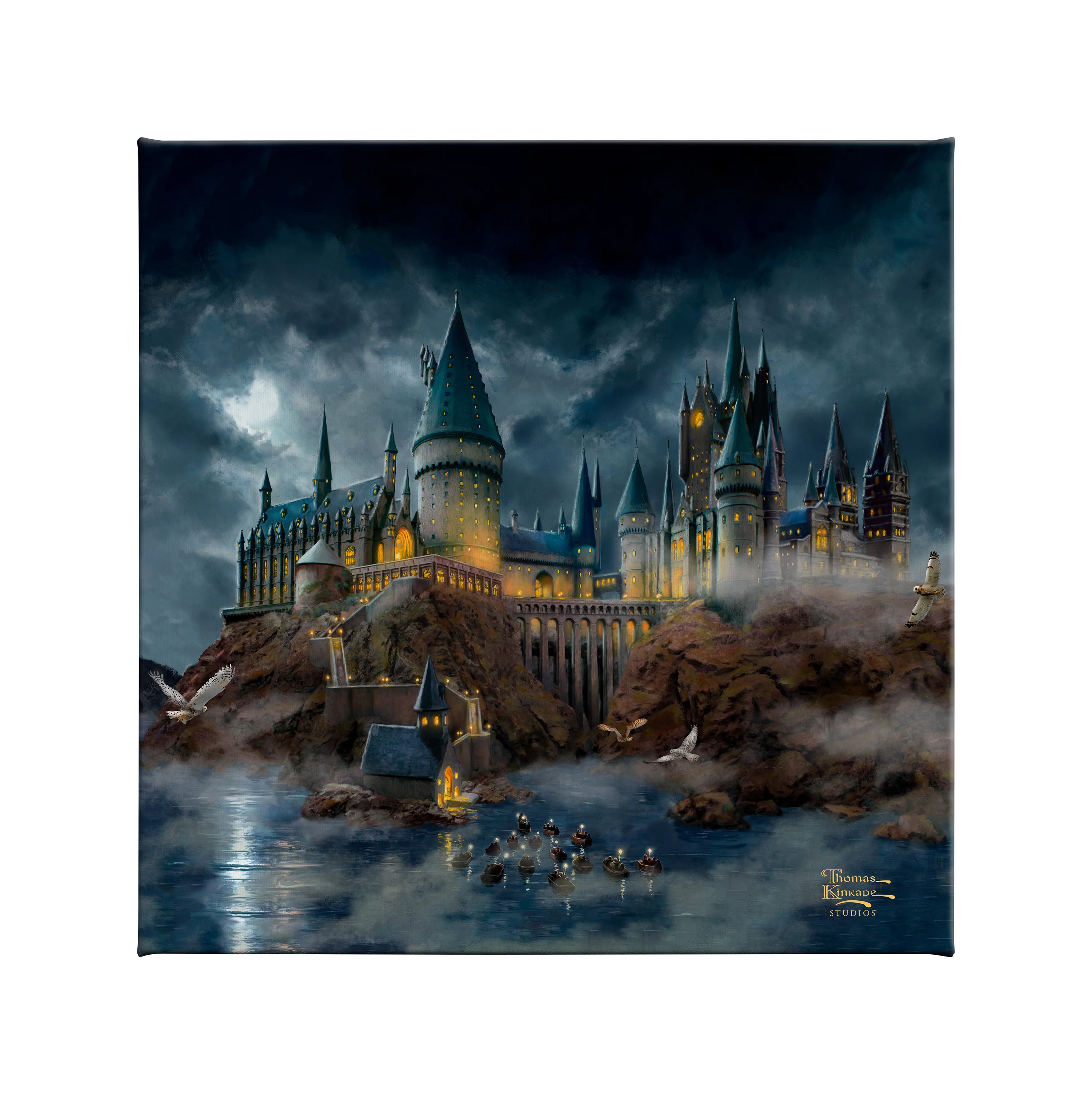 Harry Potter™ Hogwarts™ Castle - 14" x 14" Gallery Wrapped Canvas - Image 2