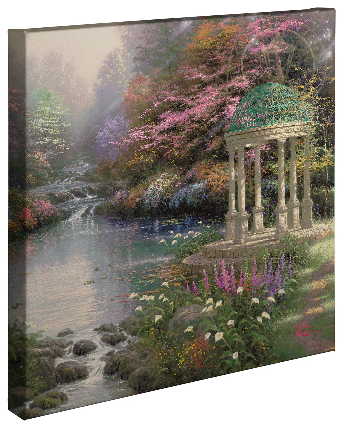 The Garden of Prayer - 20" x 20" Gallery Wrapped Canvas - Image 2