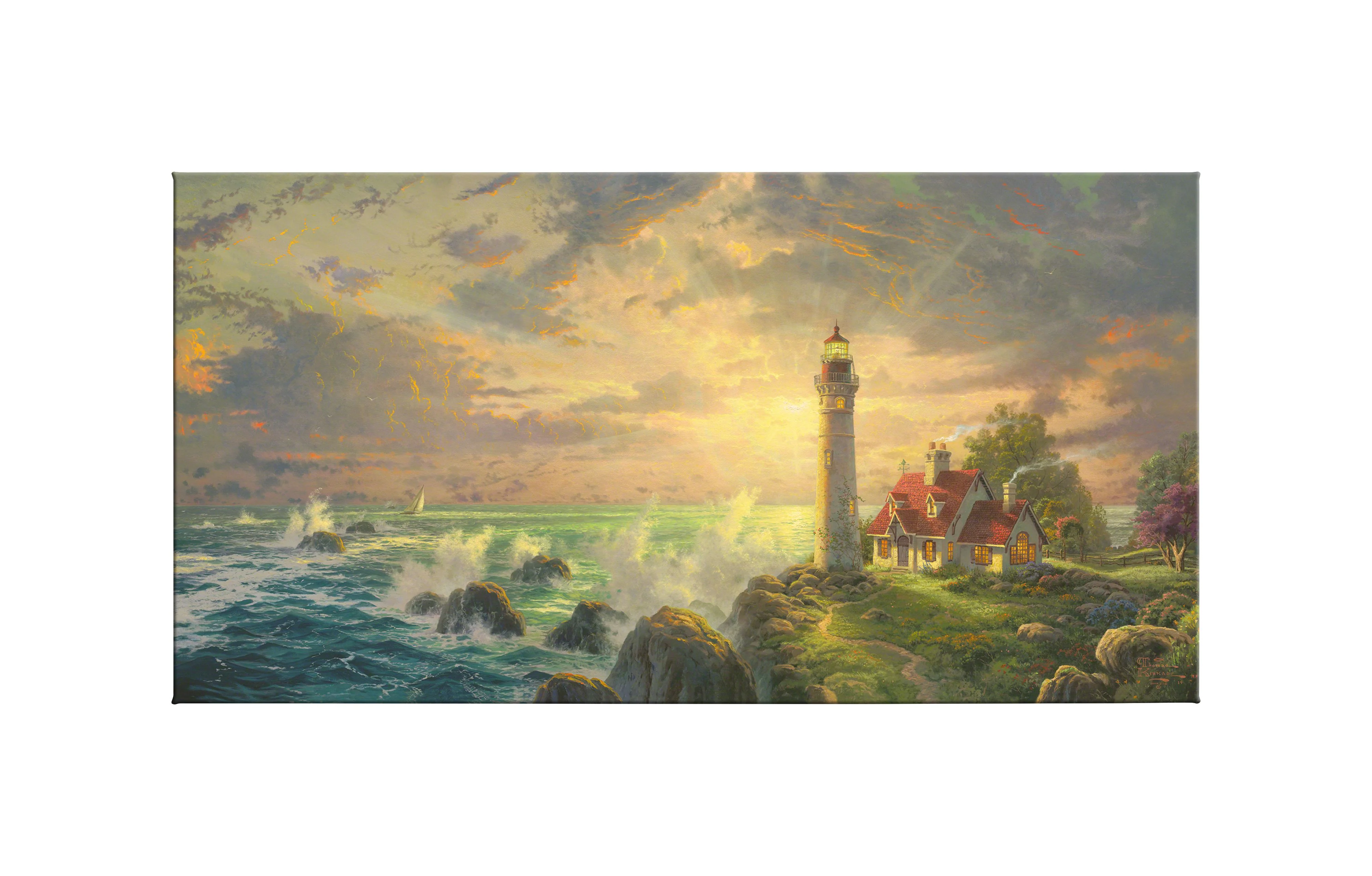The Guiding Light - 16" x 31" Gallery Wrapped Canvas