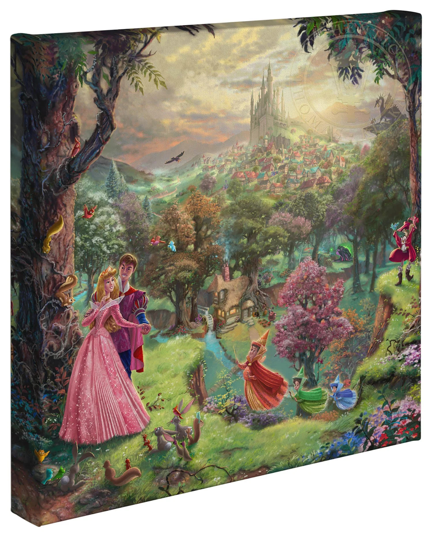 Disney Sleeping Beauty - 14" x 14" Gallery Wrapped Canvas - Image 2
