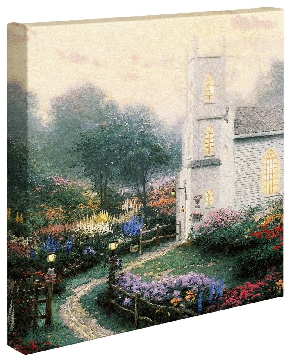 Blossom Hill Church - 14" x 14" Gallery Wrapped Canvas