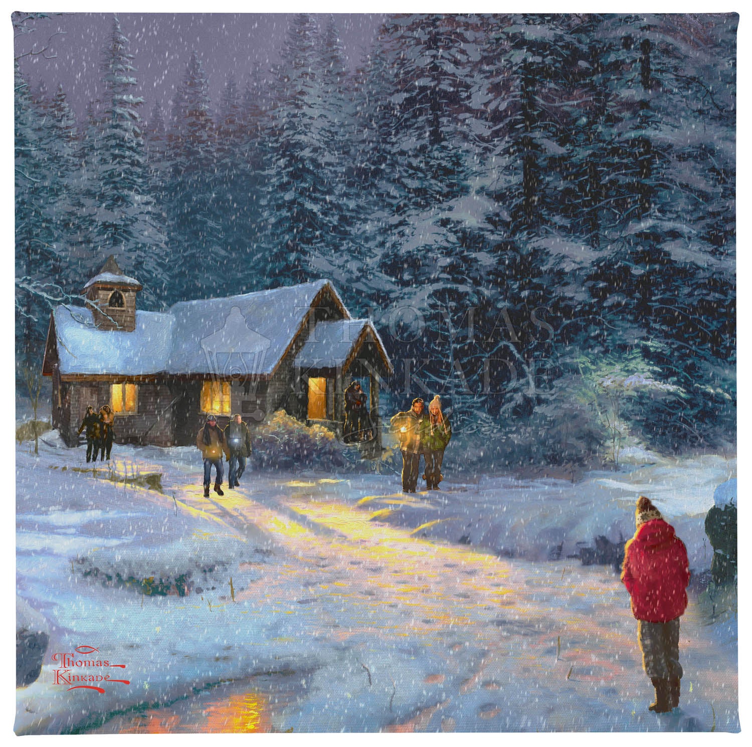 Christmas Miracle - 14" x 14" Gallery Wrapped Canvas