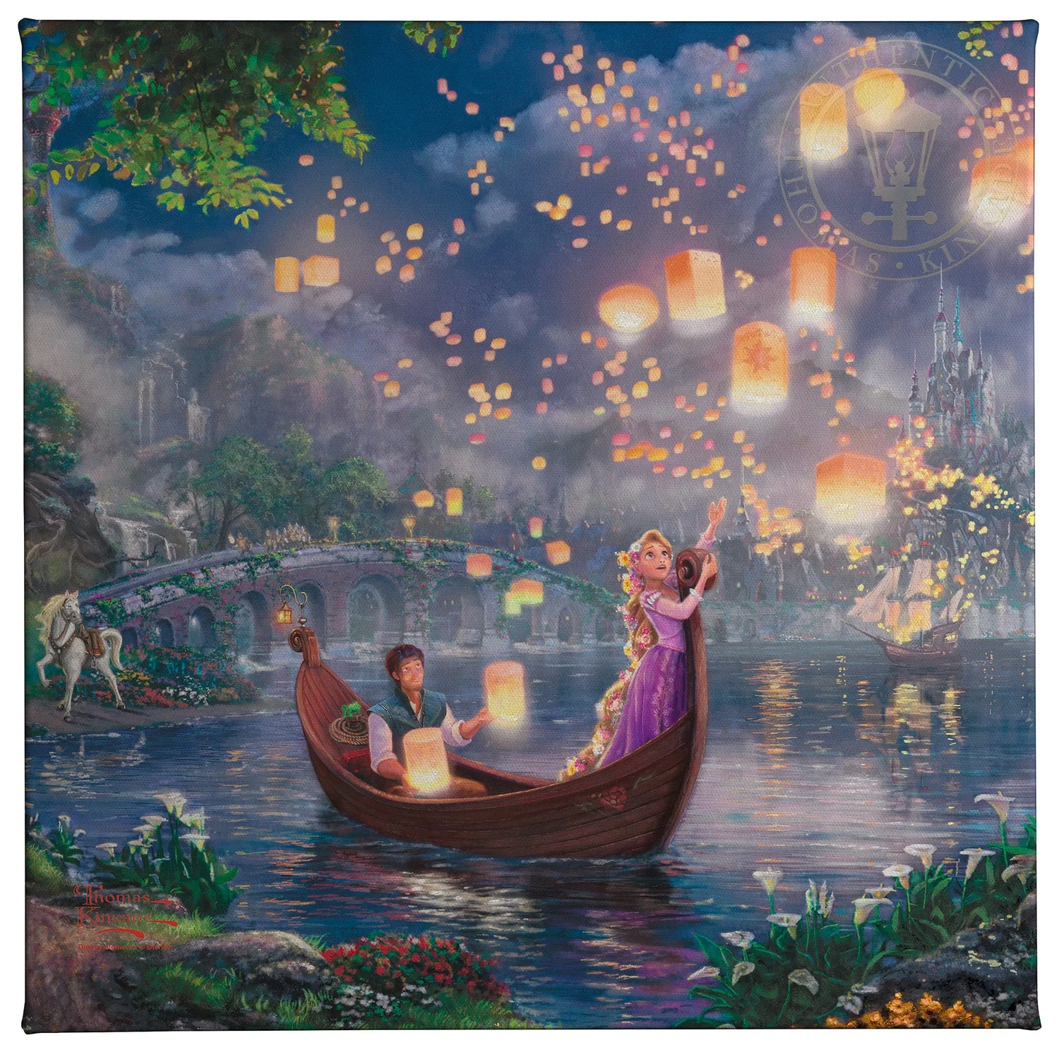 Disney Tangled - 14" x 14" Gallery Wrapped Canvas