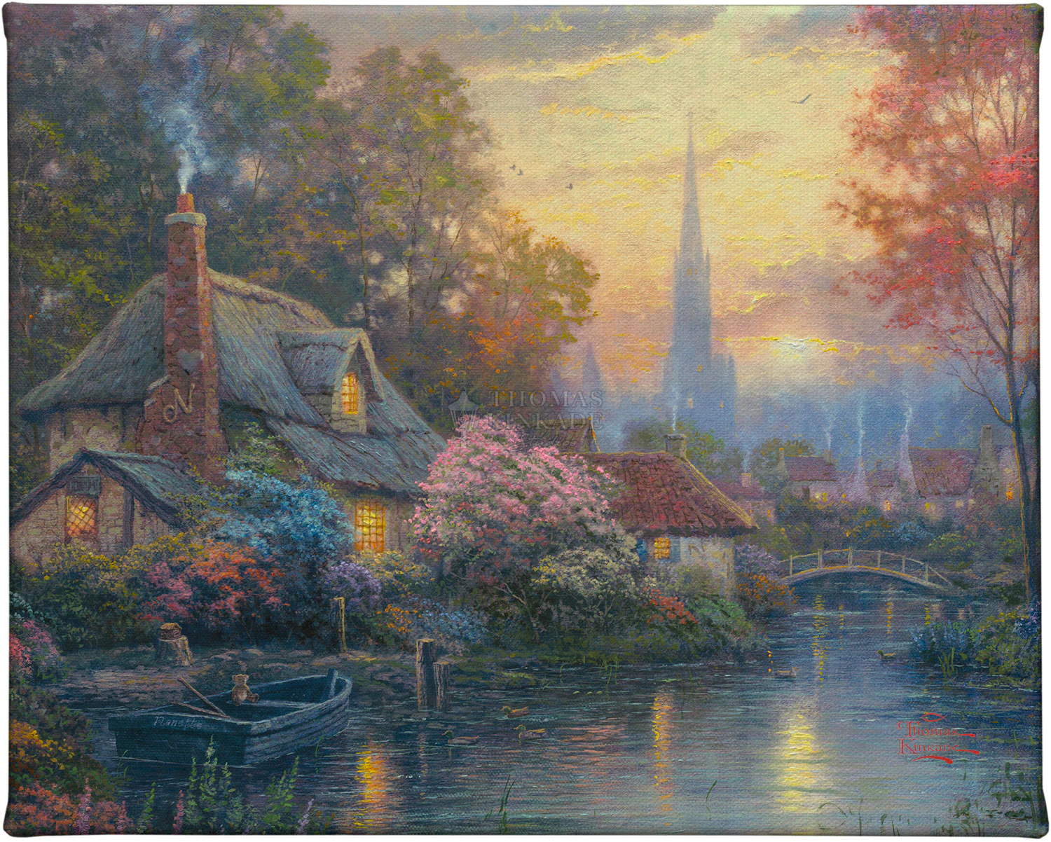 Nanette's Cottage - 8" x 10" Gallery Wrapped Canvas