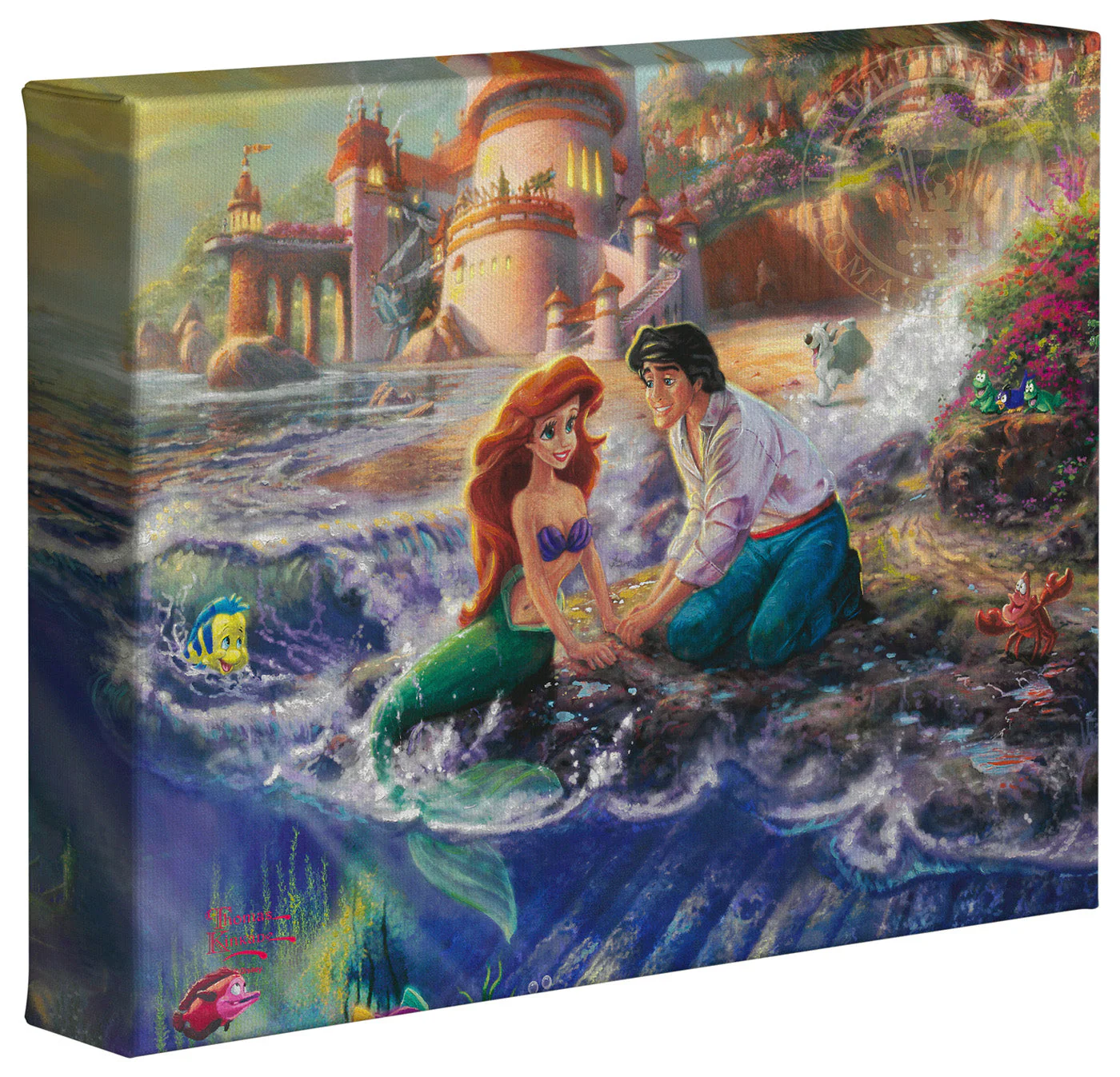 Disney The Little Mermaid - 8" x 10" Gallery Wrapped Canvas - Image 2
