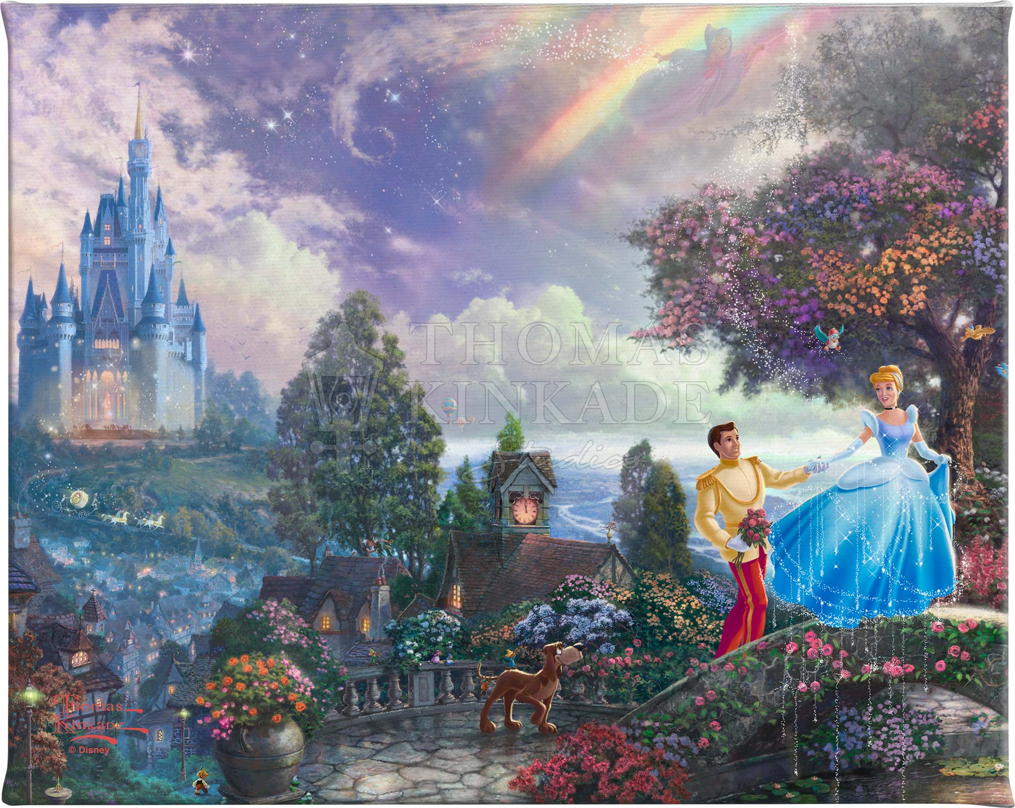 Disney Cinderella Wishes Upon A Dream - 8" x 10" Gallery Wrapped Canvas