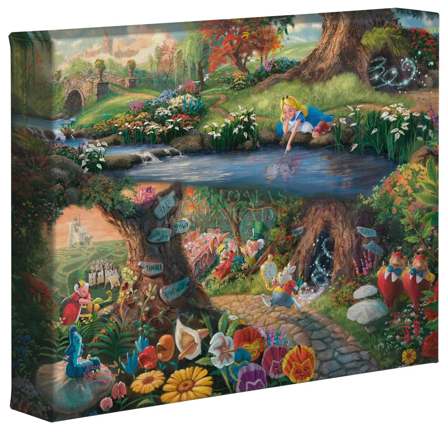 Disney Alice in Wonderland - 8" x 10" Gallery Wrapped Canvas - Image 2
