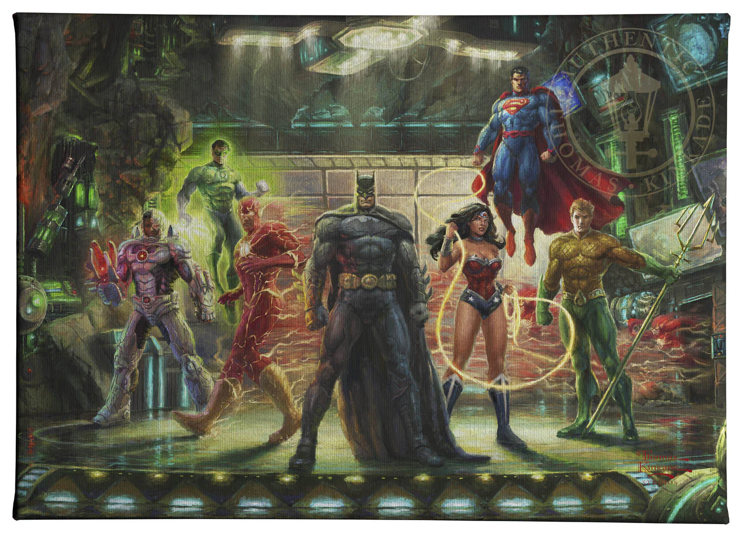 The Justice League™ - 8" x 10" Gallery Wrapped Canvas