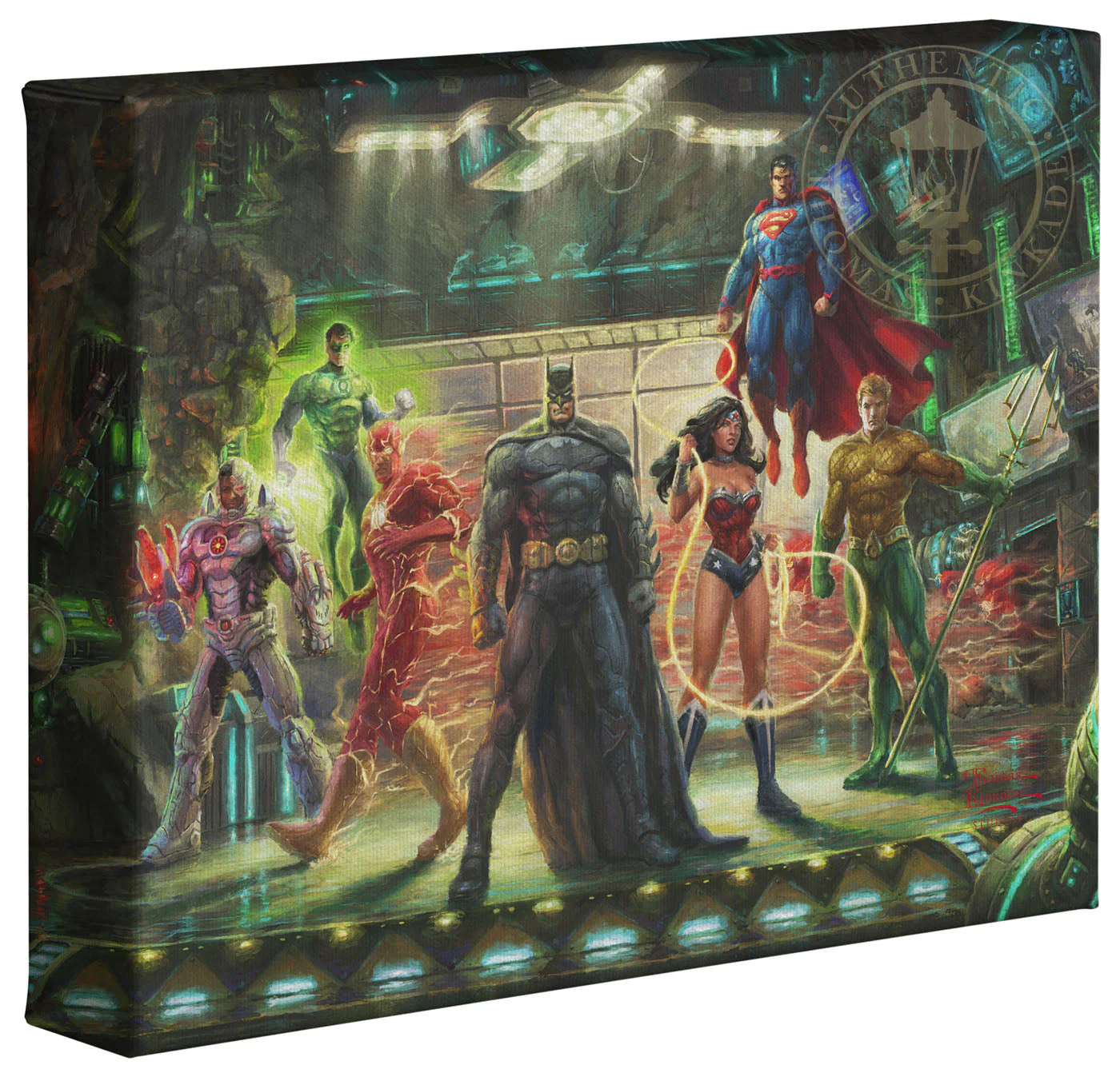 The Justice League™ - 8" x 10" Gallery Wrapped Canvas - Image 2