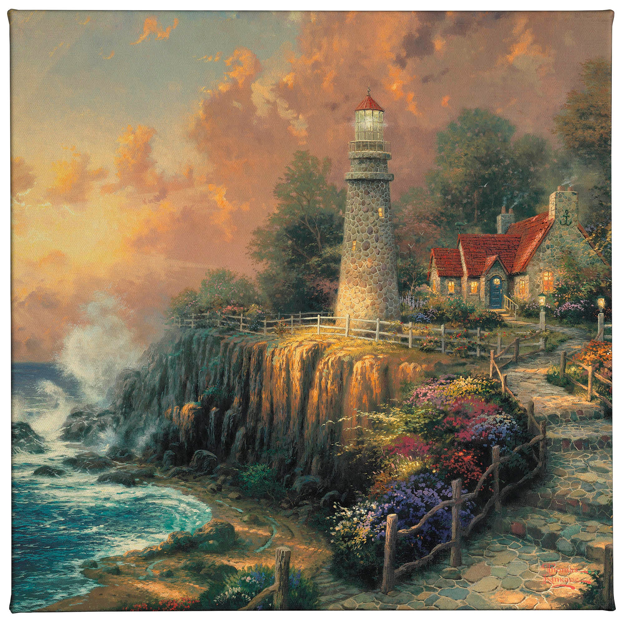 The Light of Peace - 14" x 14" Gallery Wrapped Canvas