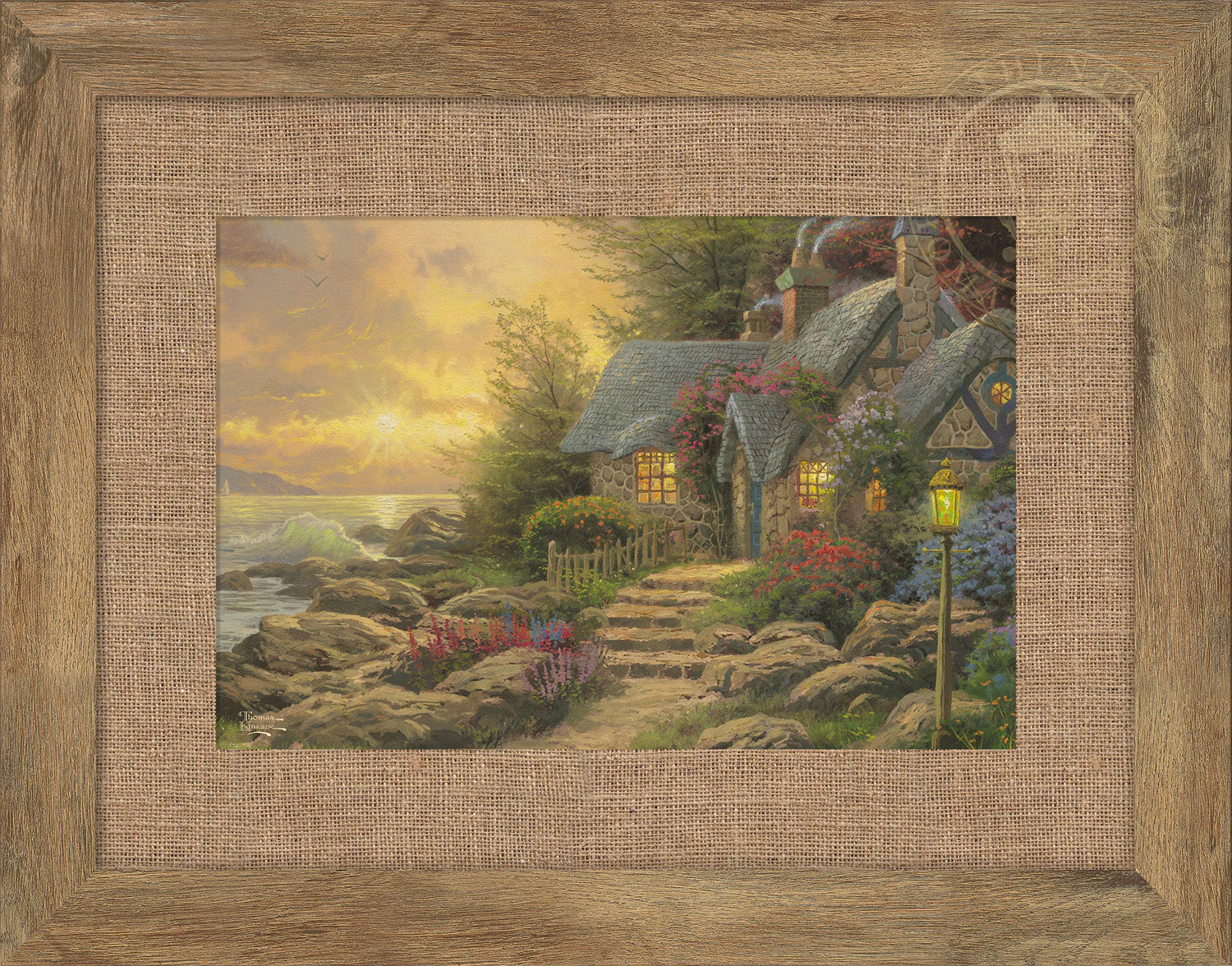 Seaside Hideaway - 10.5" x 15.75" Framed Print
