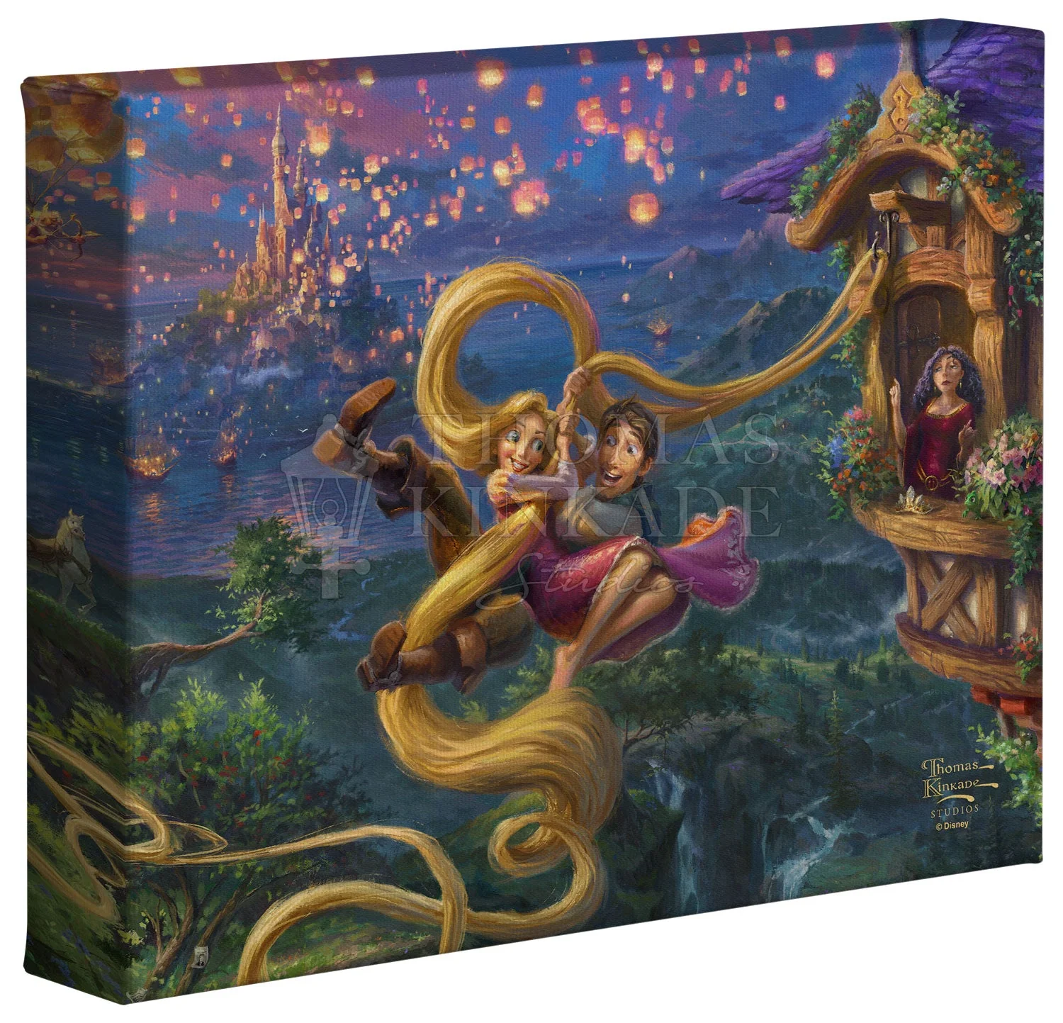 Disney Tangled up in Love - 8" x 10" Gallery Wrapped Canvas - Image 2