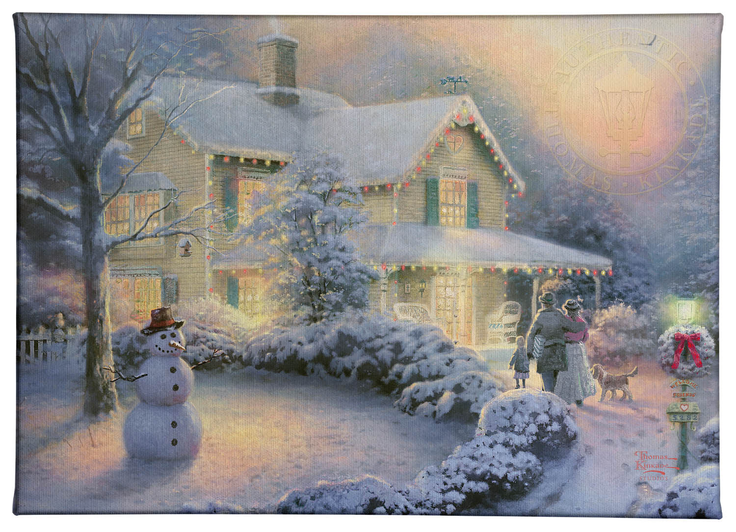 Heart Of Christmas - 10" x 14" Gallery Wrapped Canvas