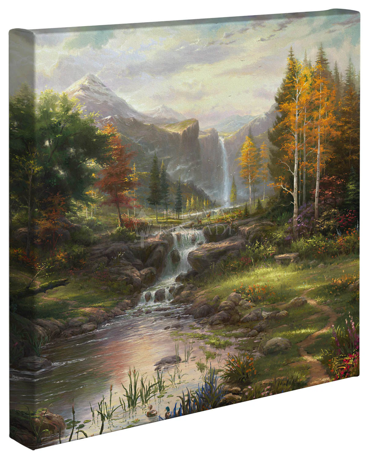 Reflections of Family - 14" x 14" Gallery Wrapped Canvas - Image 2